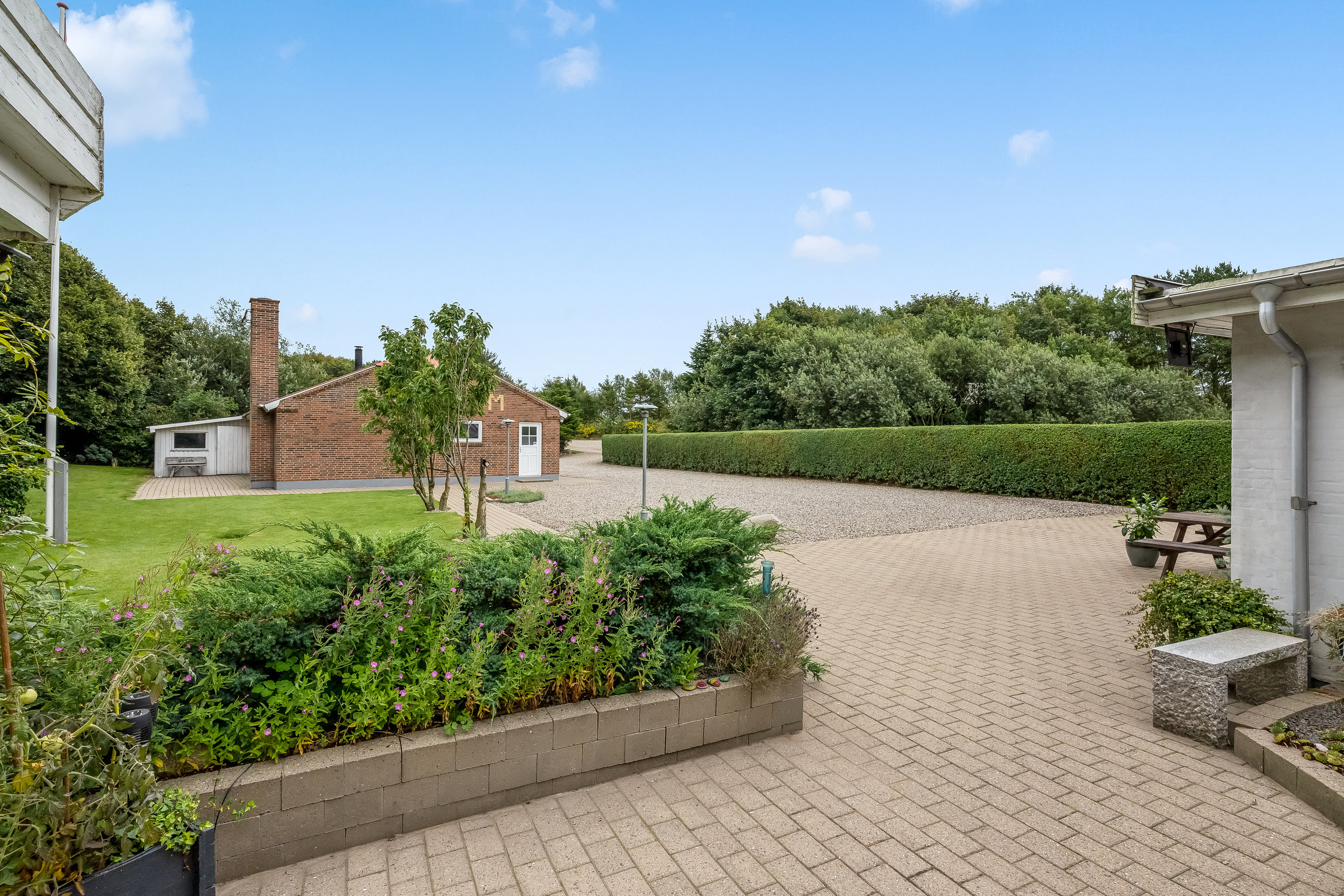 Fremhævet terrasse billede i fuldskærmstilstand. Billede af Broholmvej 9, Resen, 7600 Struer