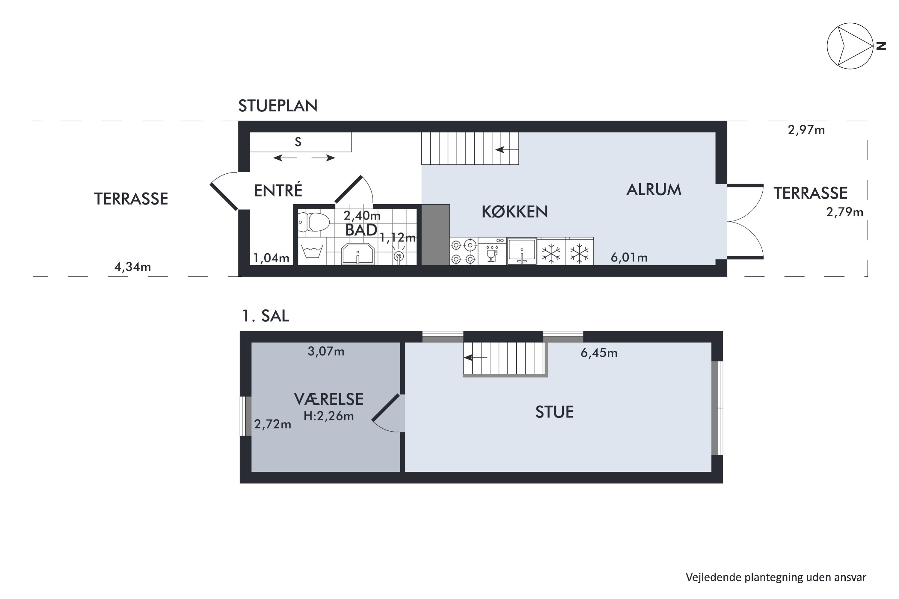 Plantegninger billede af Vestre Mole 18, Bønnerup Strand, 8585 Glesborg