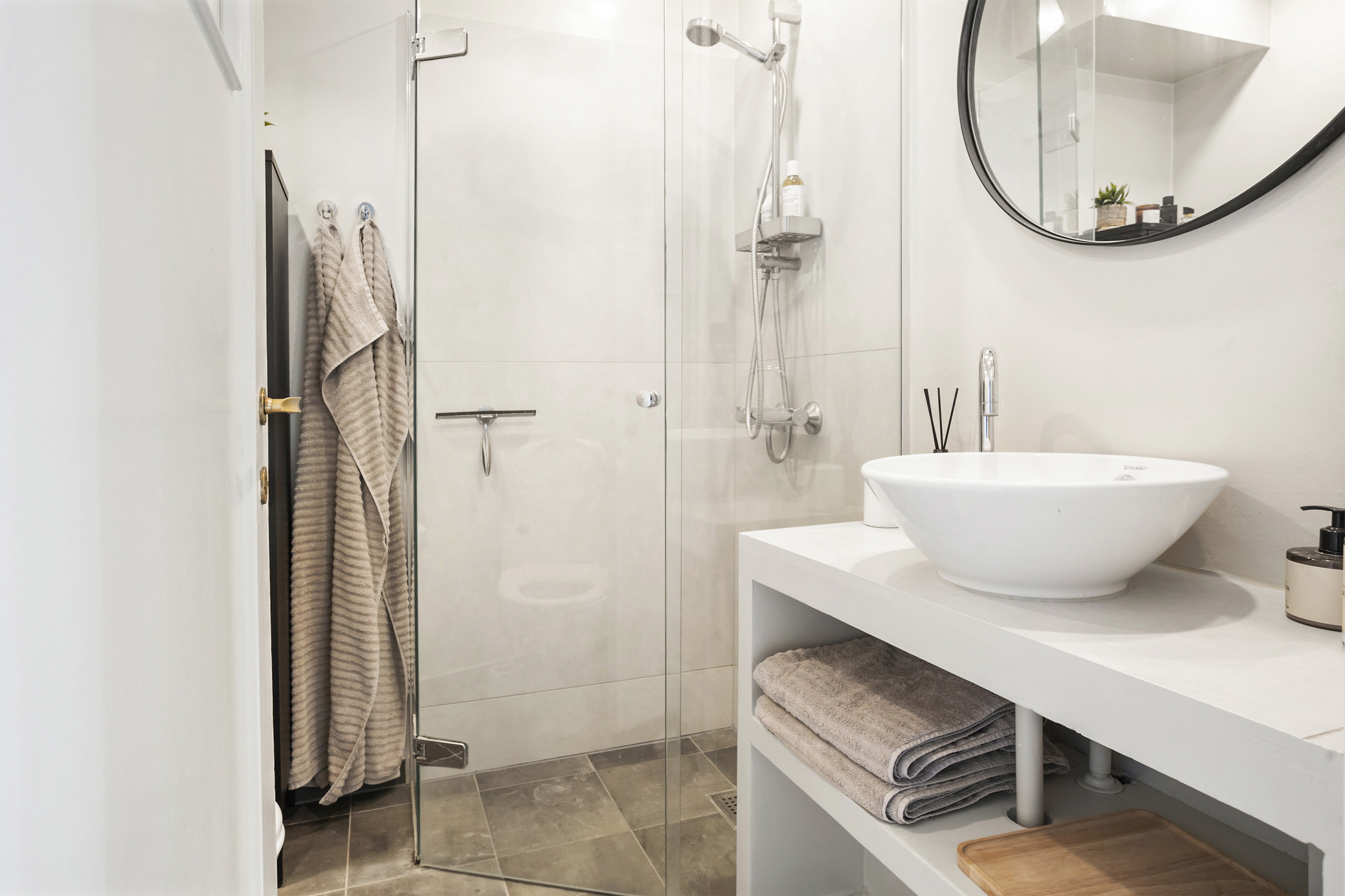 Fremhævet badeværelse billede i fuldskærmstilstand. Billede af Ordrupvej 126A, 1. 4., 2920 Charlottenlund