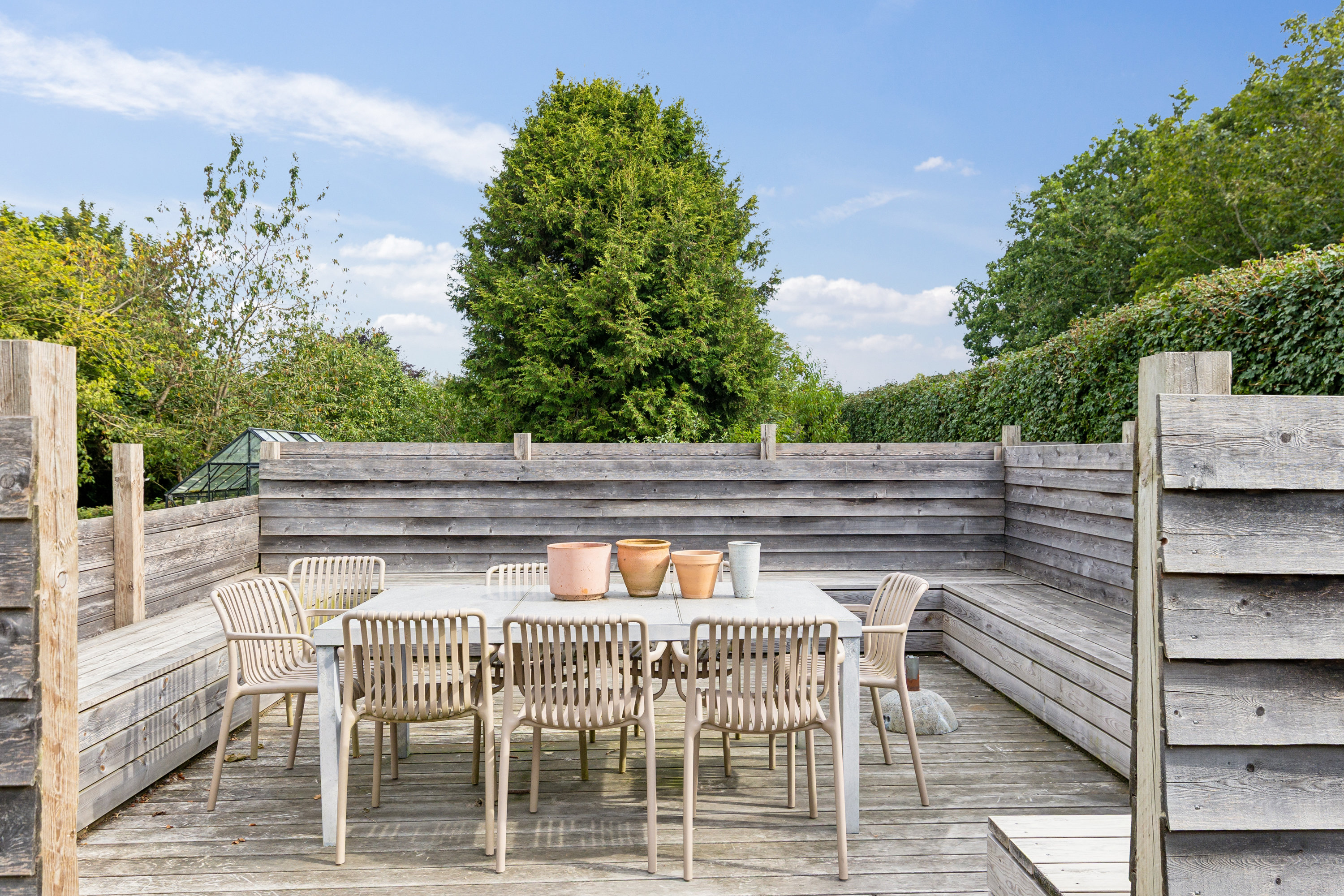 Fremhævet terrasse billede i fuldskærmstilstand. Billede af Dr. Madsensvej 11, Harridslev, 8930 Randers NØ