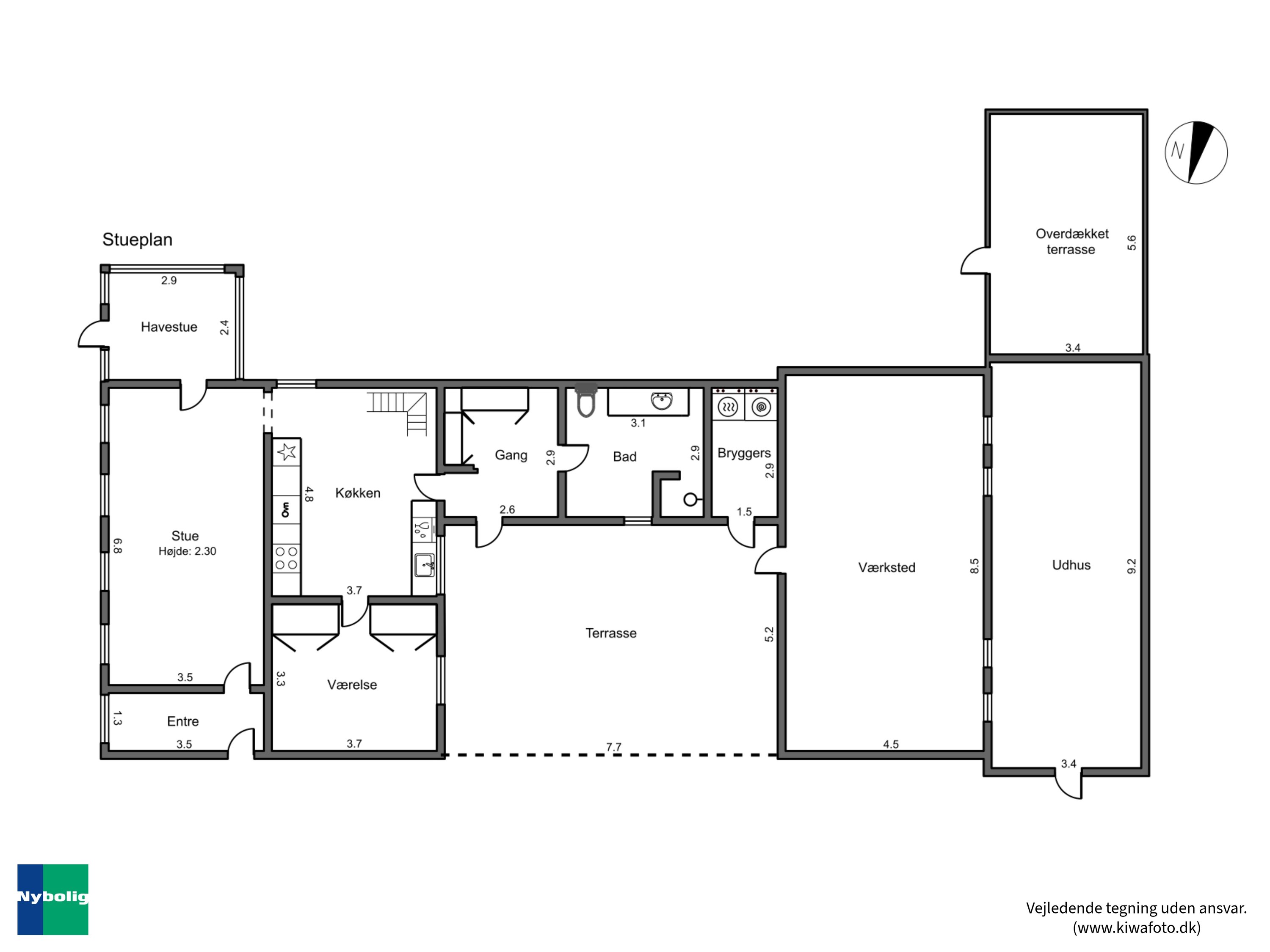 Plantegninger billede af Ågabsvej 17, 4930 Maribo