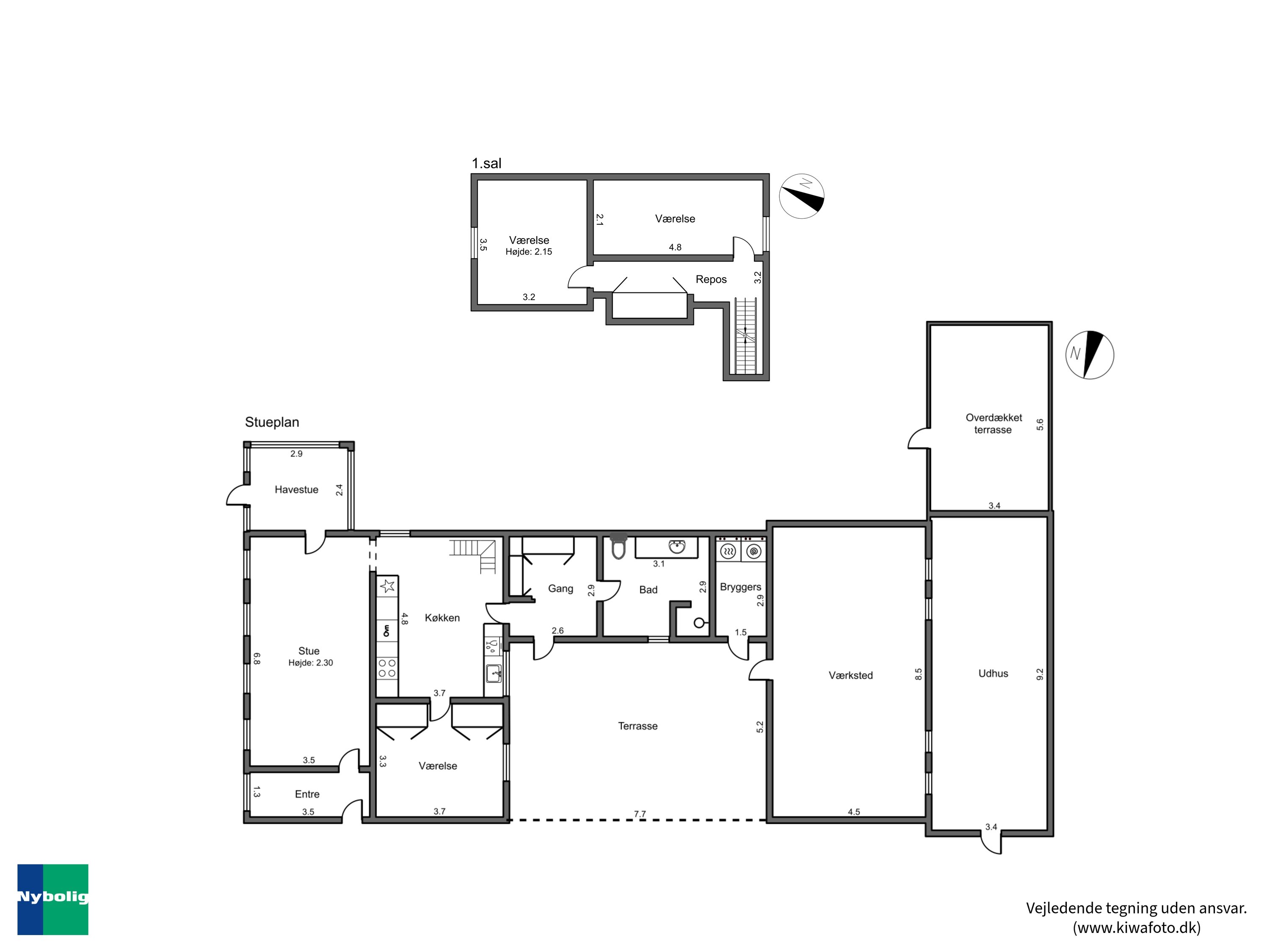 Plantegninger billede af Ågabsvej 17, 4930 Maribo