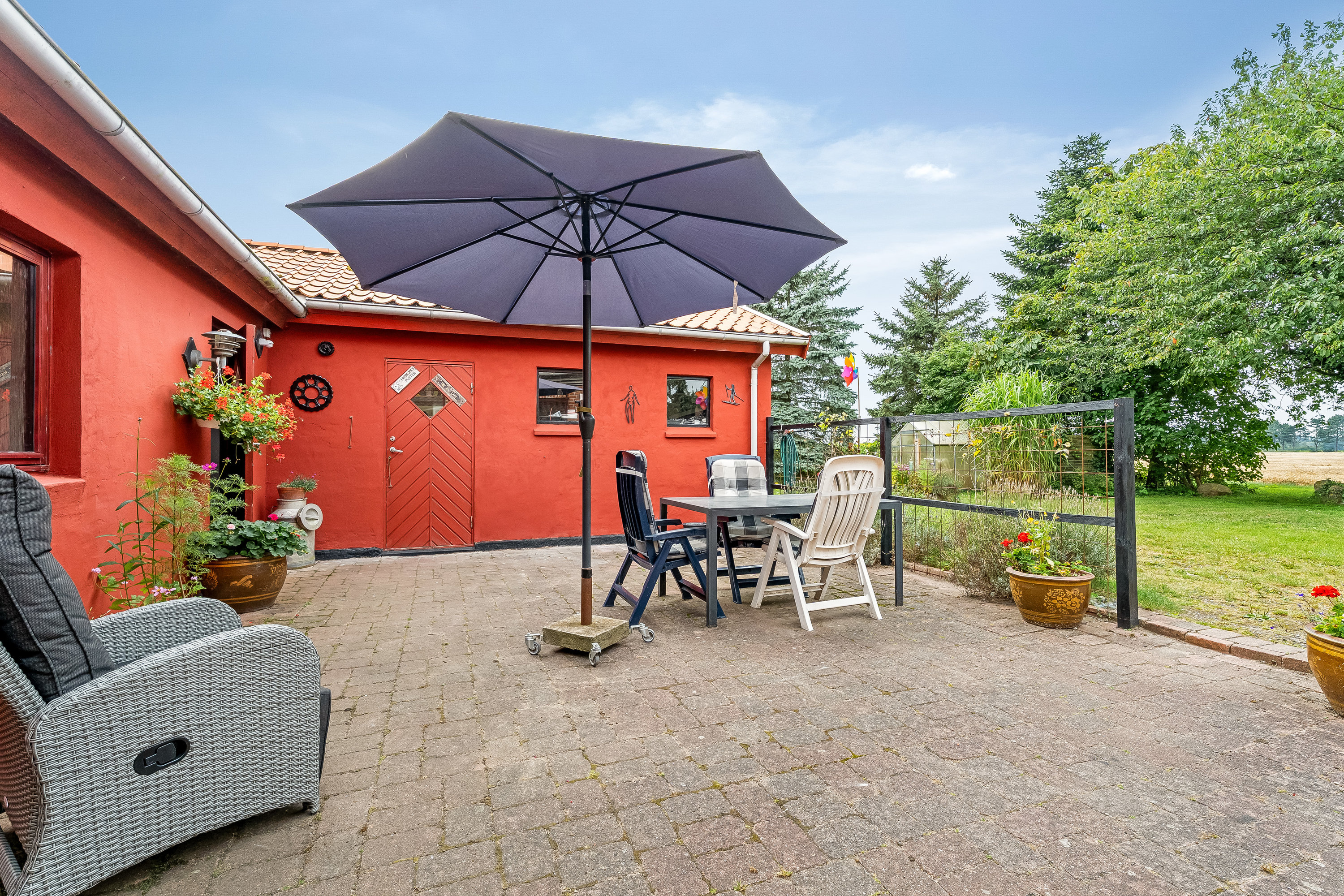 Fremhævet terrasse billede i fuldskærmstilstand. Billede af Ågabsvej 17, 4930 Maribo