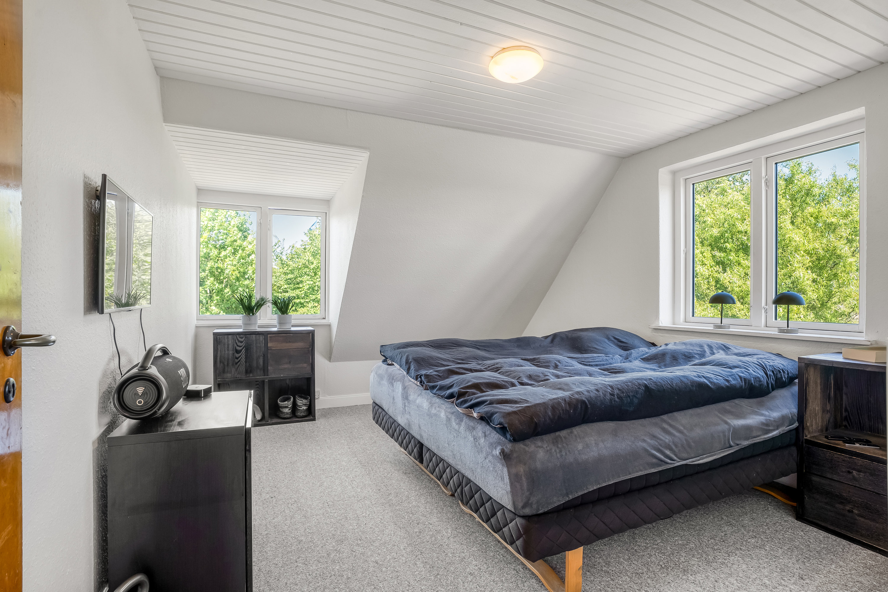 Fremhævet soveværelse billede i fuldskærmstilstand. Billede af Vestre Landevej 106, 4951 Nørreballe
