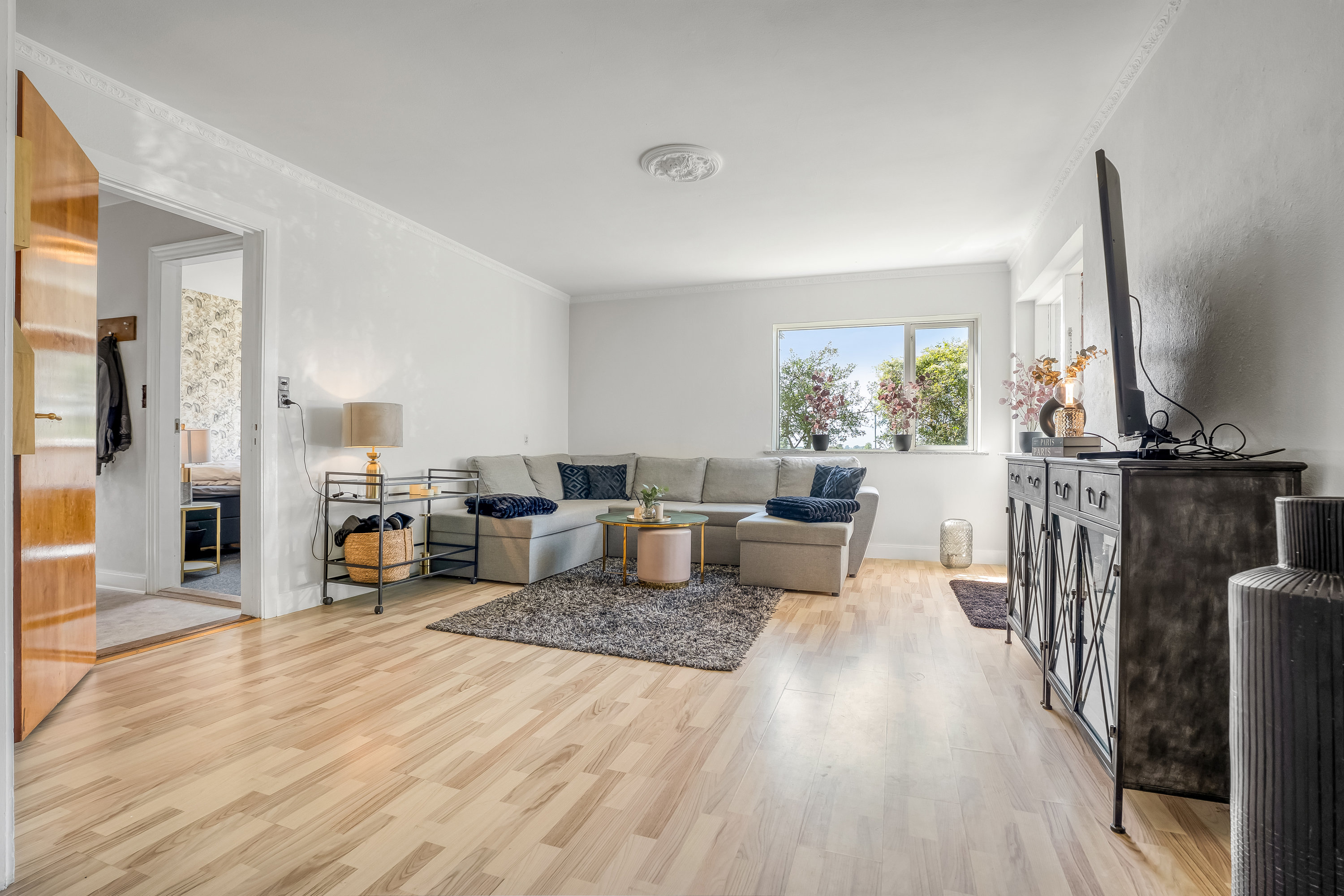 Fremhævet stue billede i fuldskærmstilstand. Billede af Vestre Landevej 106, 4951 Nørreballe