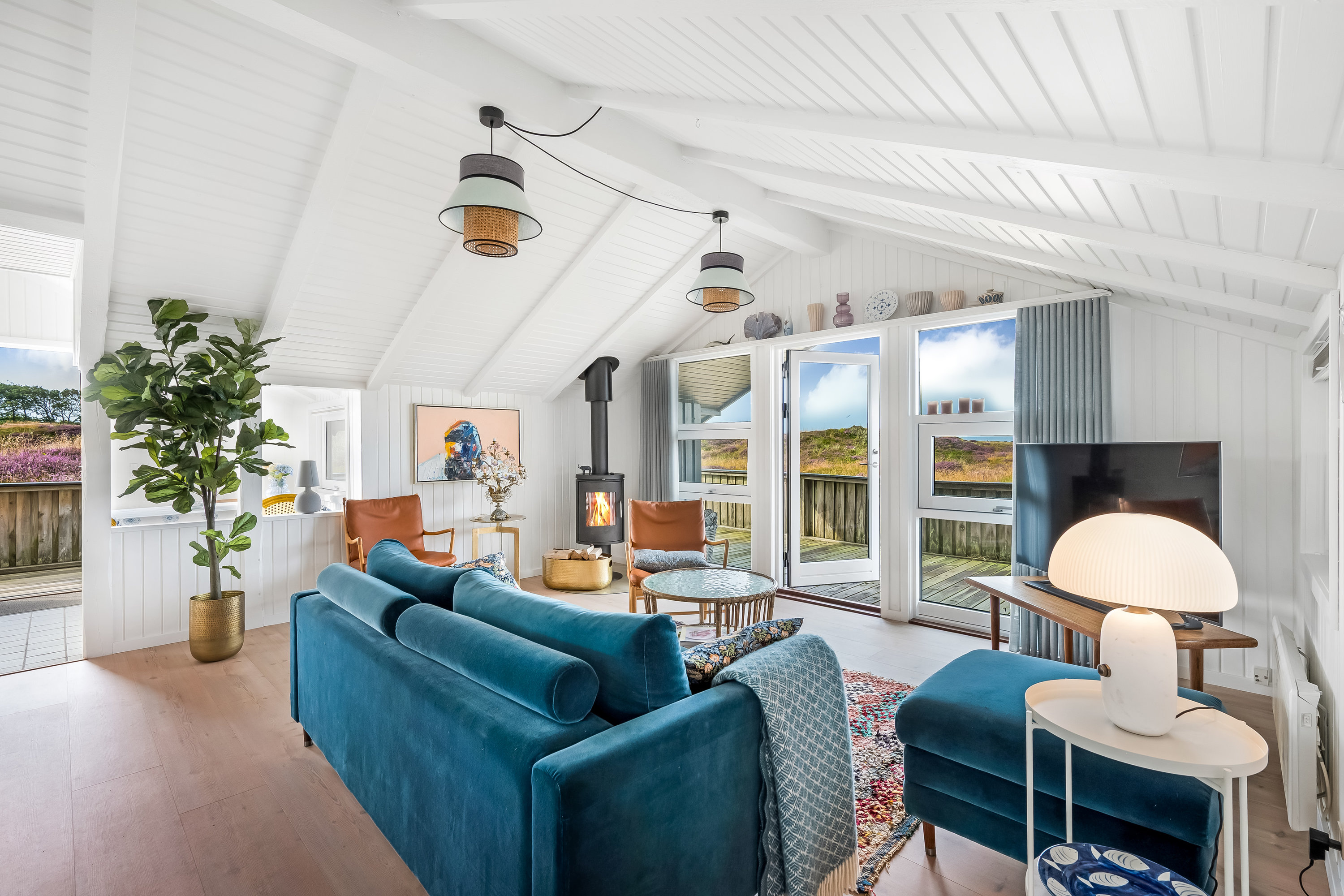 Fremhævet stue billede i fuldskærmstilstand. Billede af Søren Sørensens Dal 8, 6720 Fanø