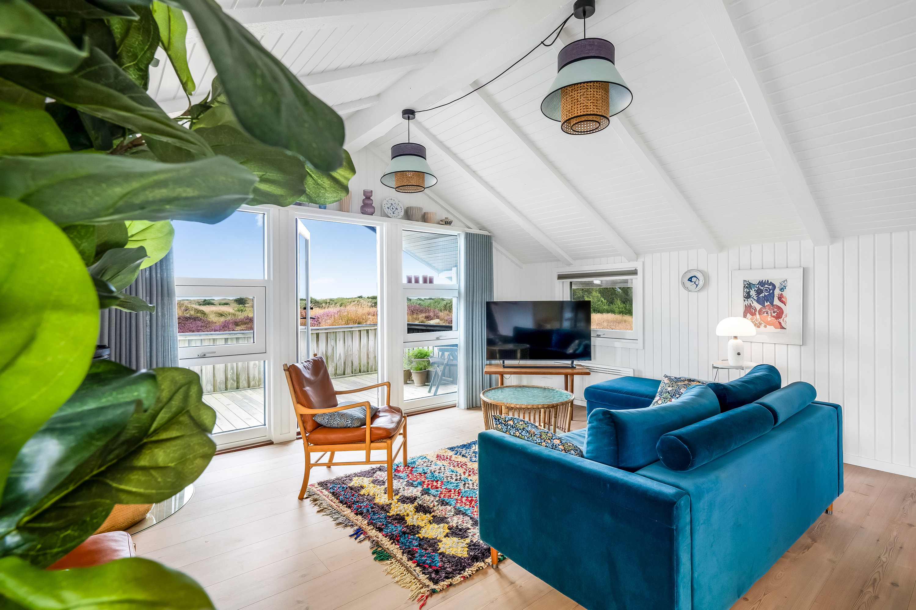 Fremhævet stue billede i fuldskærmstilstand. Billede af Søren Sørensens Dal 8, 6720 Fanø