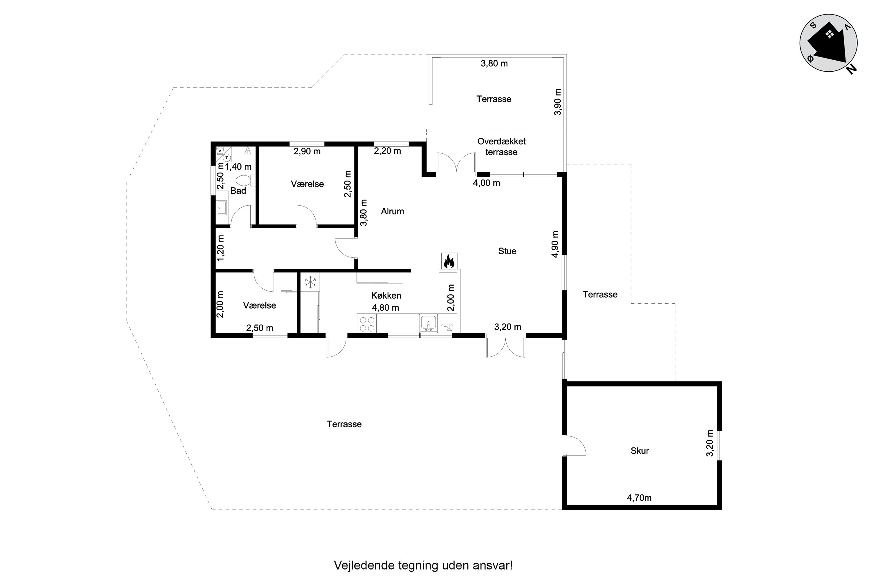 Plantegninger billede af Vagtbjergvej 19, Rindby Strand, 6720 Fanø