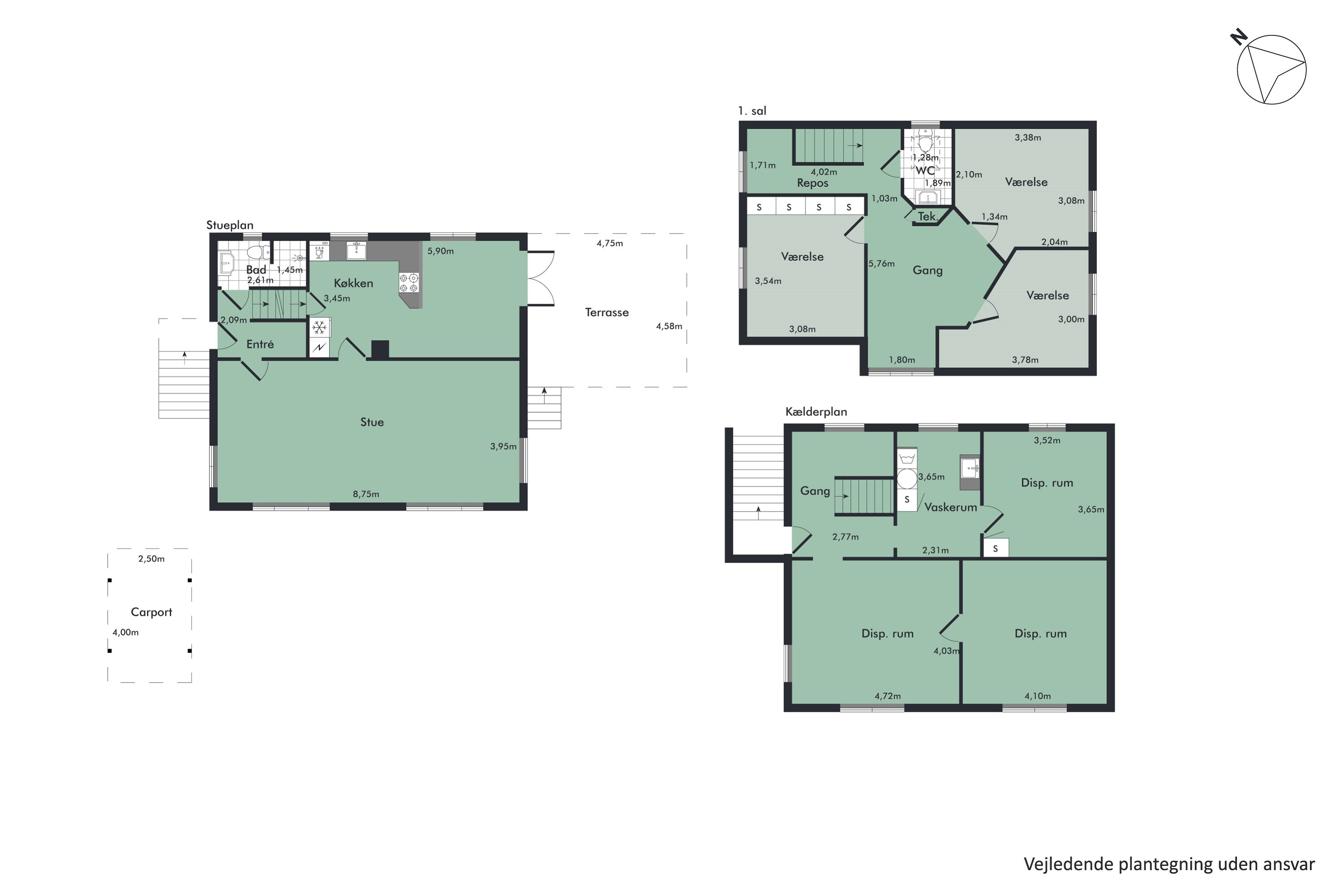 Plantegninger billede af Hannerupvej 285, 9500 Hobro