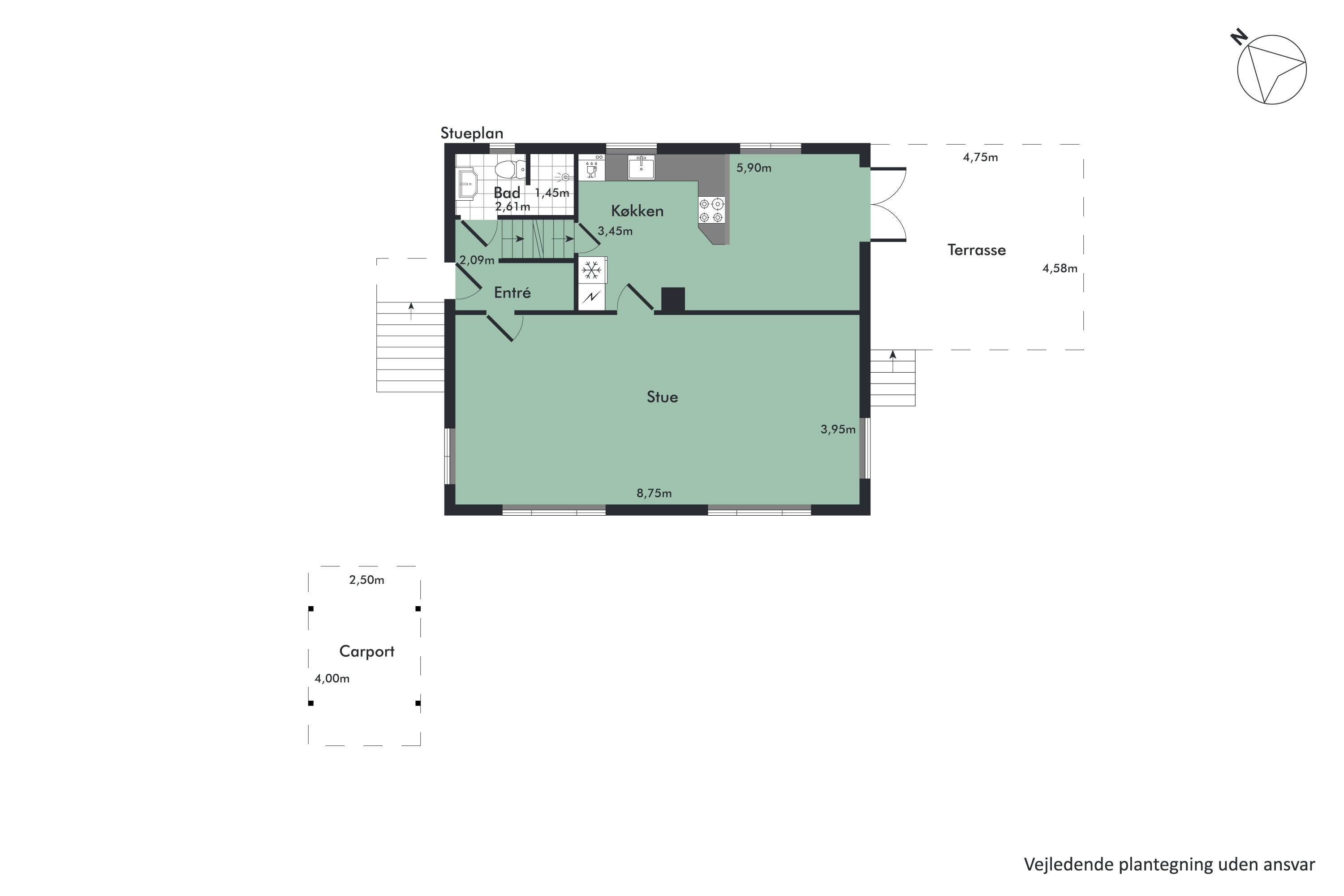 Plantegninger billede af Hannerupvej 285, 9500 Hobro