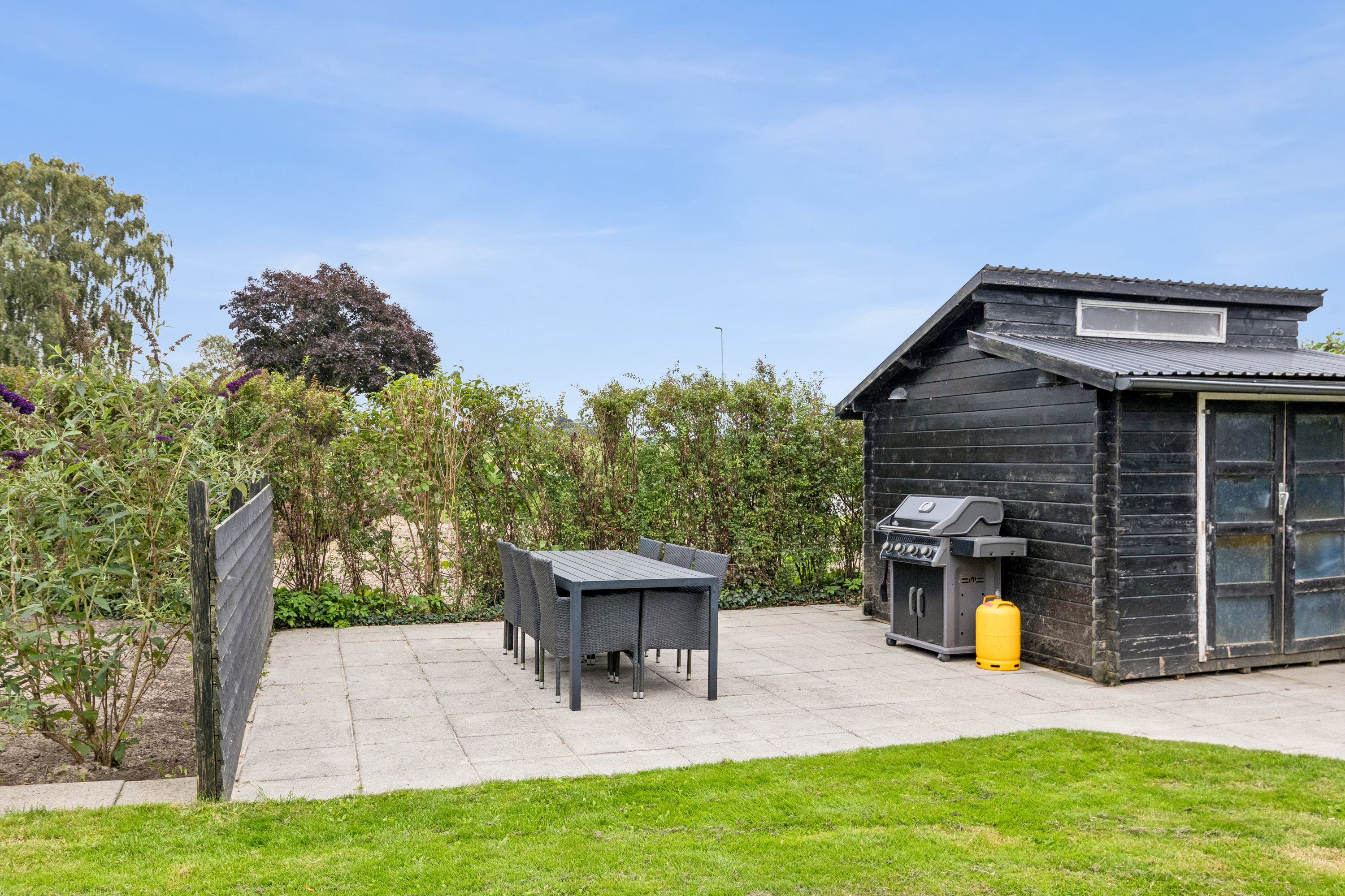 Fremhævet terrasse billede i fuldskærmstilstand. Billede af Hannerupvej 285, 9500 Hobro