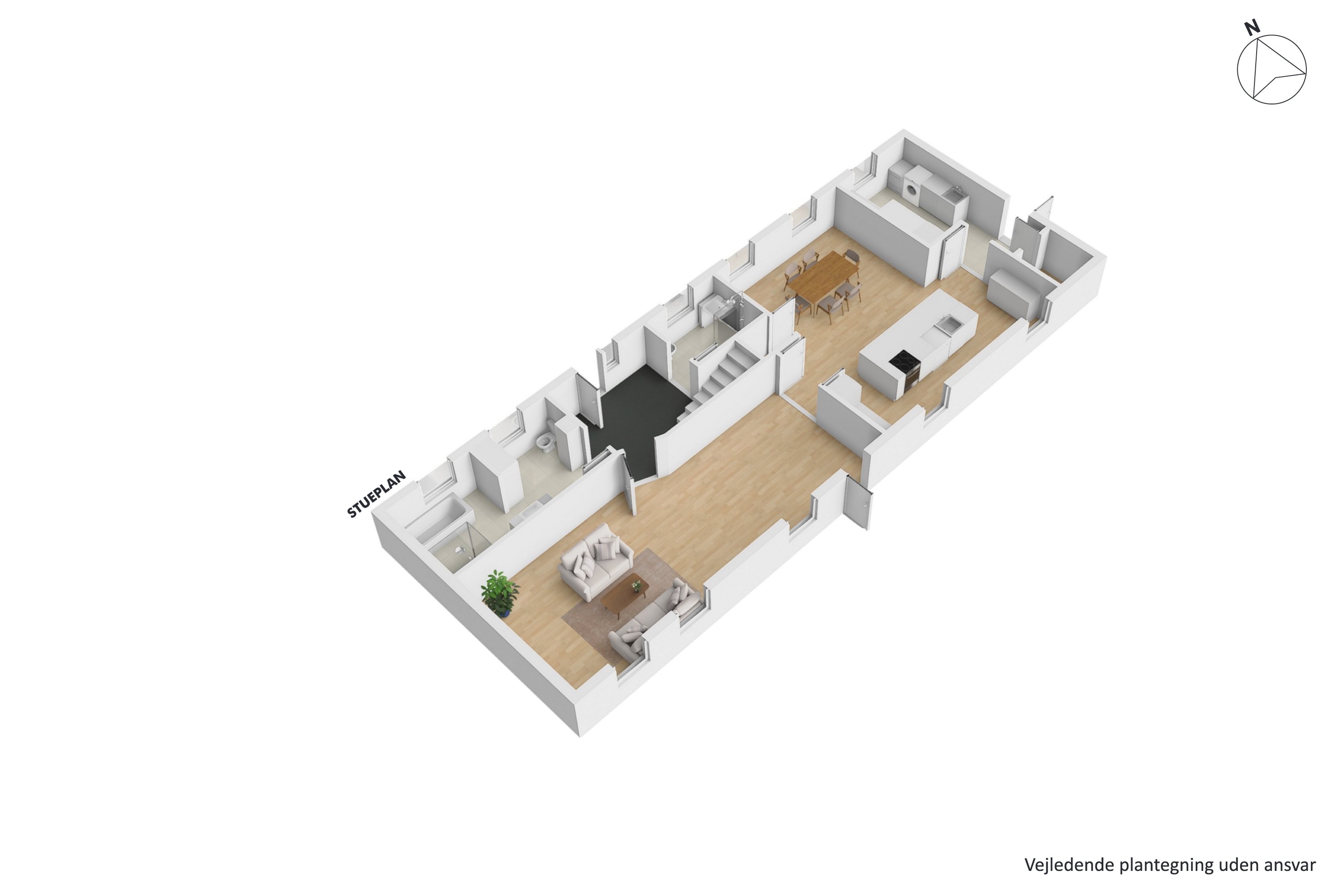Plantegninger billede af Sandballevej 92, Grundfør, 8382 Hinnerup