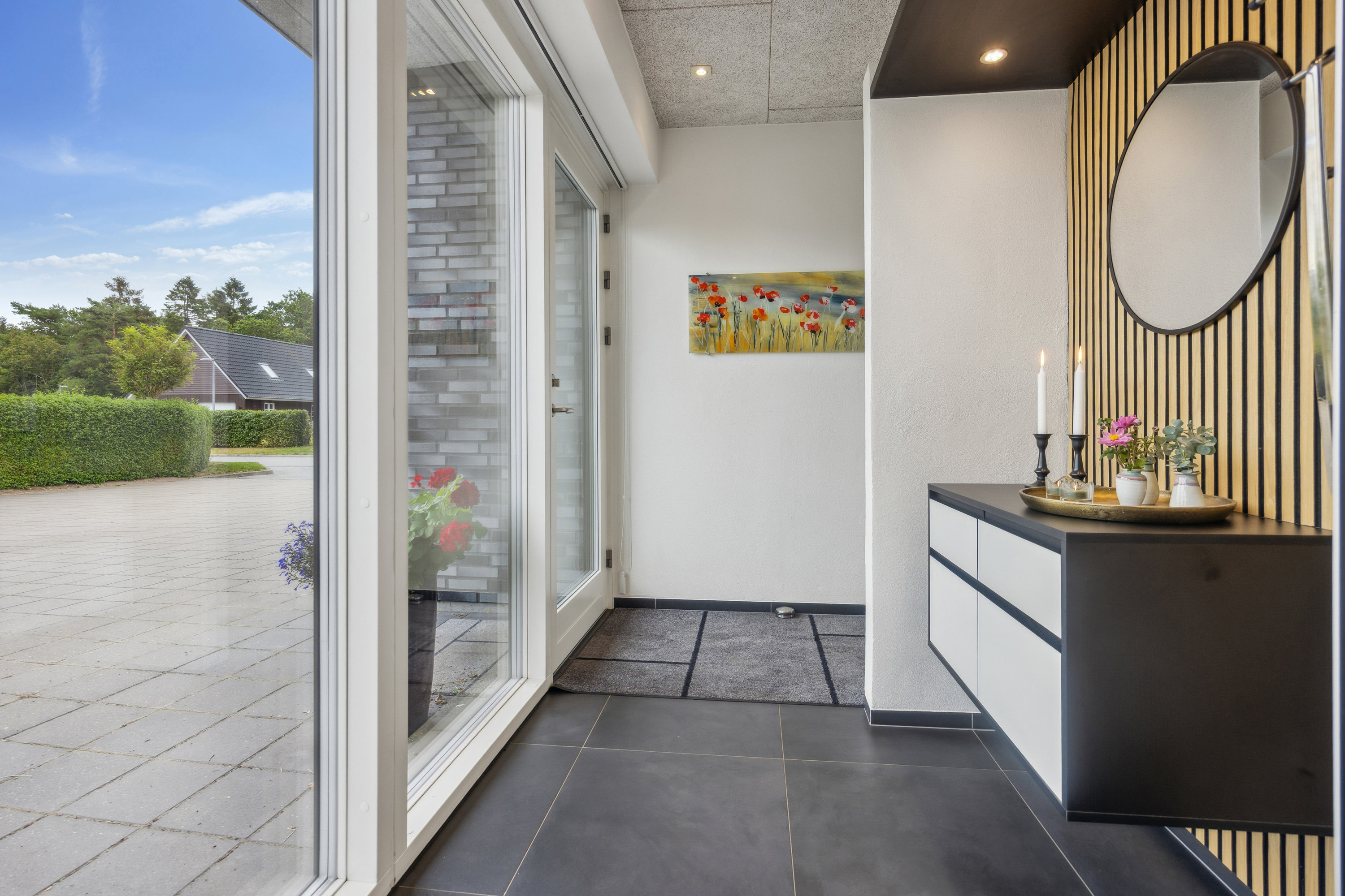 Fremhævet altan billede i fuldskærmstilstand. Billede af Tennisskoven 51, 9320 Hjallerup