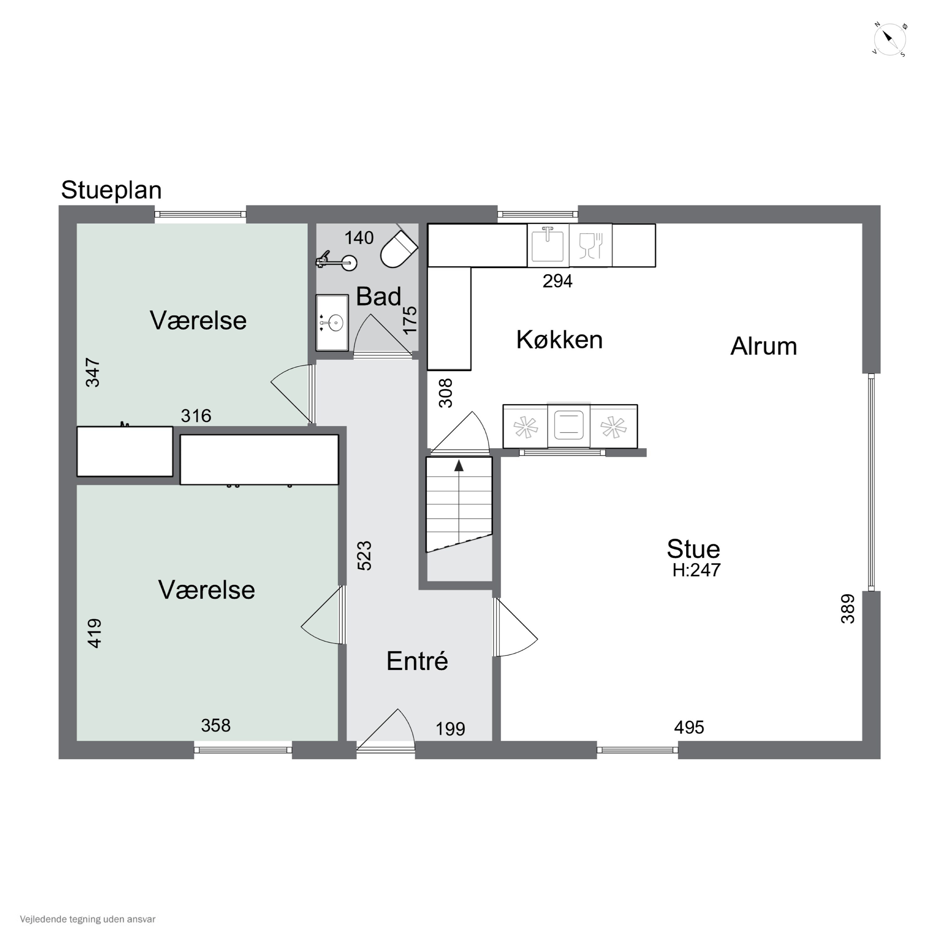 Plantegninger billede af Rantzausmindevej 122, 5700 Svendborg