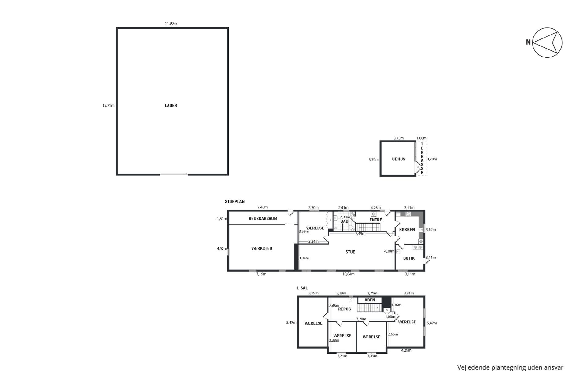 Plantegninger billede af Tukærvej 2, Hjorthede, 8850 Bjerringbro