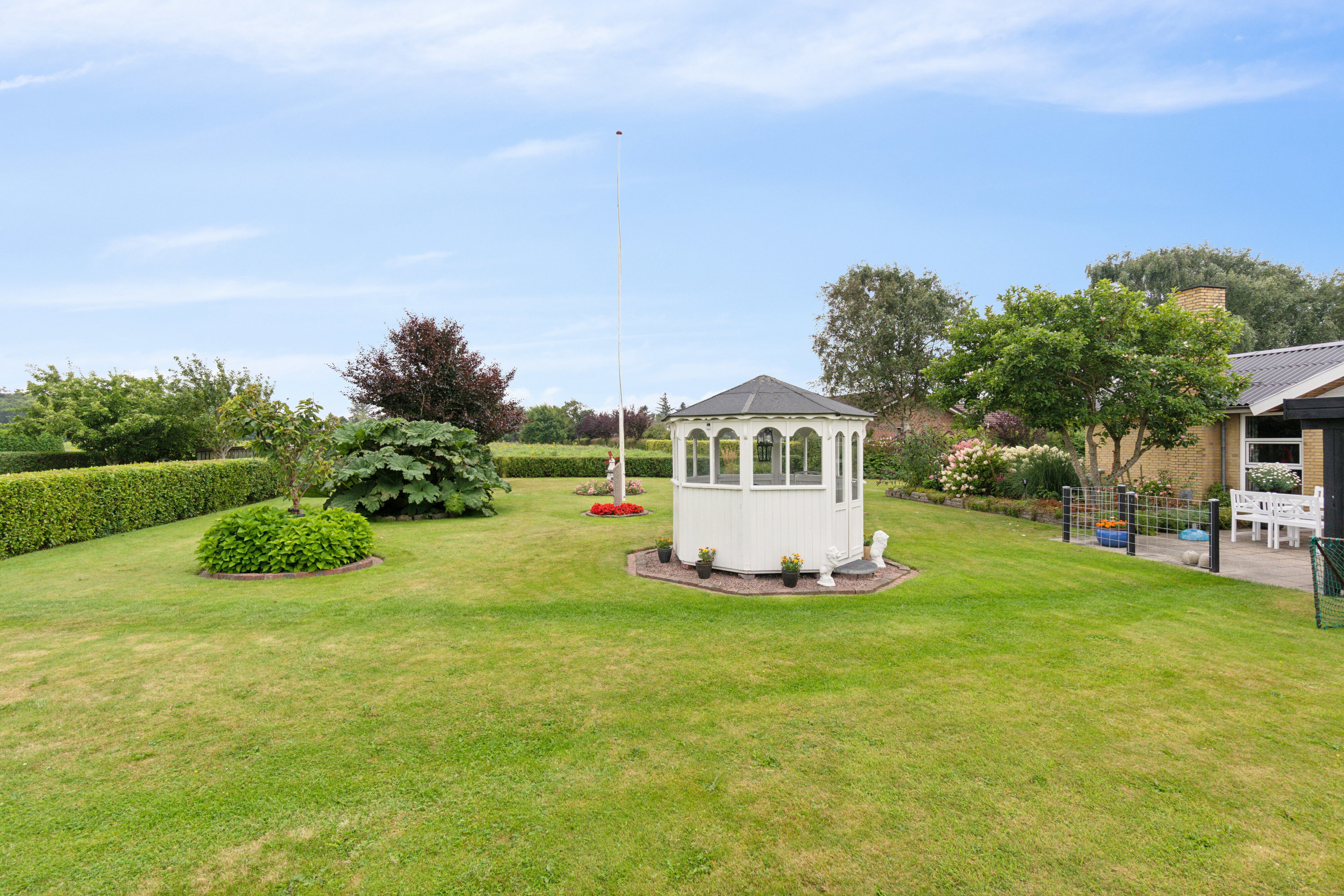 Fremhævet set fra haven billede i fuldskærmstilstand. Billede af Blommevej 6, 7741 Frøstrup