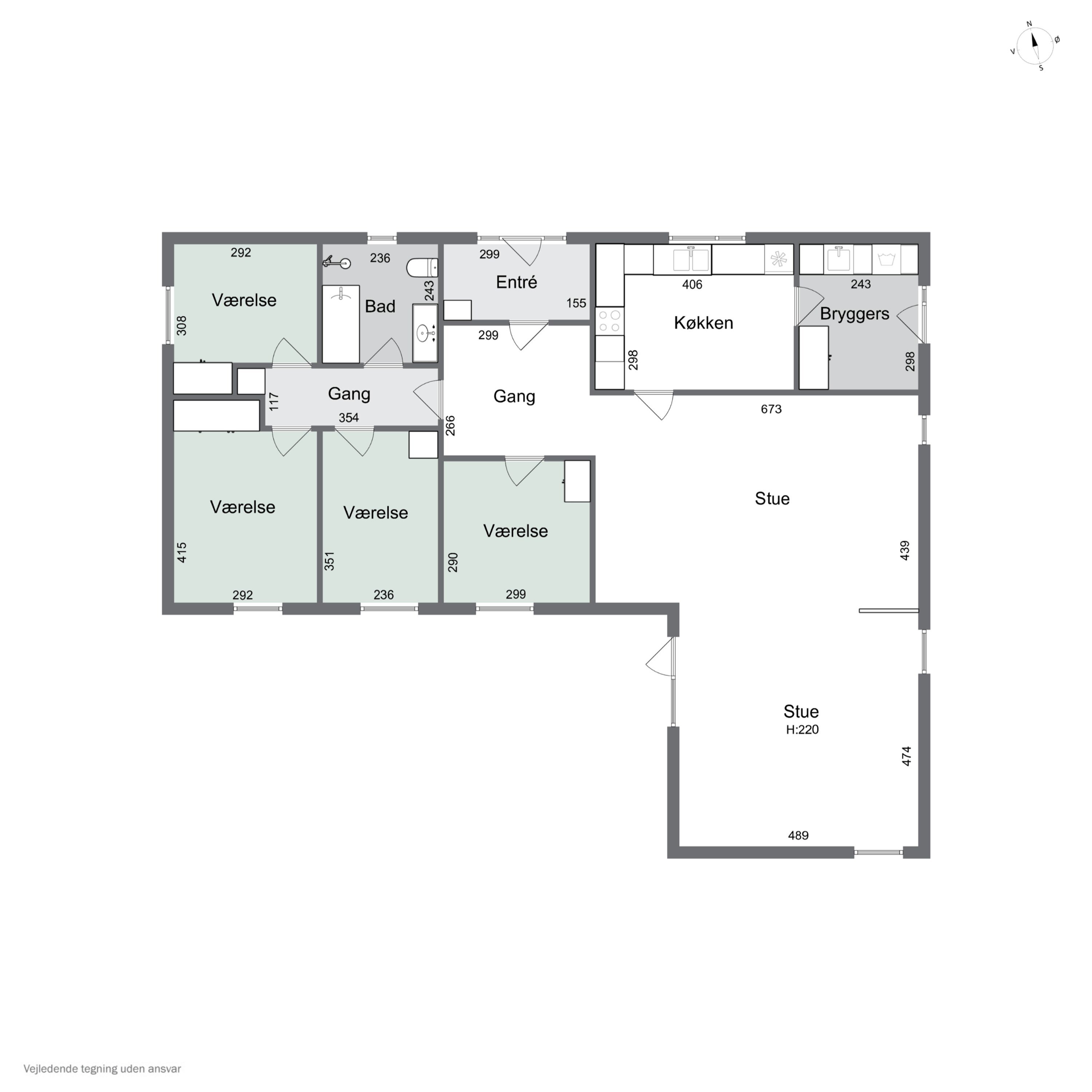 Plantegninger billede af Blommevej 6, 7741 Frøstrup