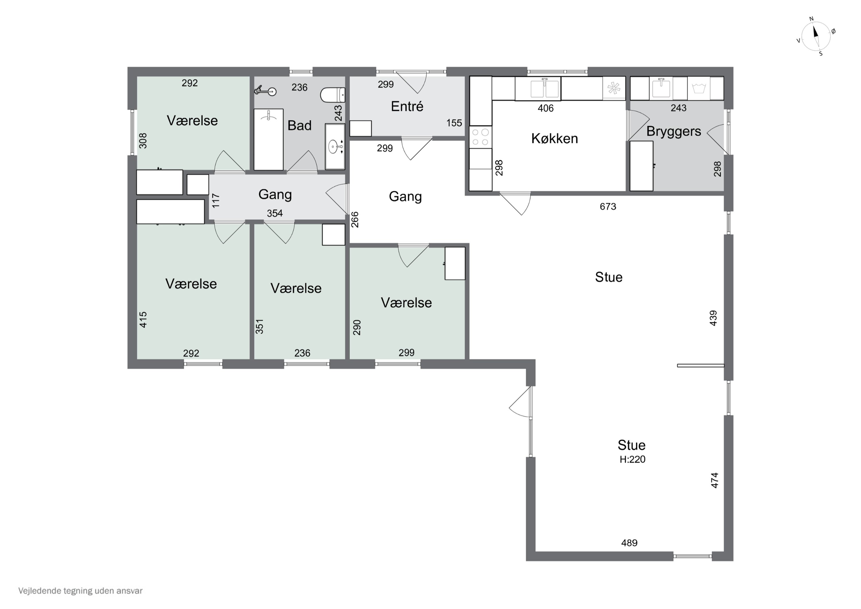 Plantegninger billede af Blommevej 6, 7741 Frøstrup