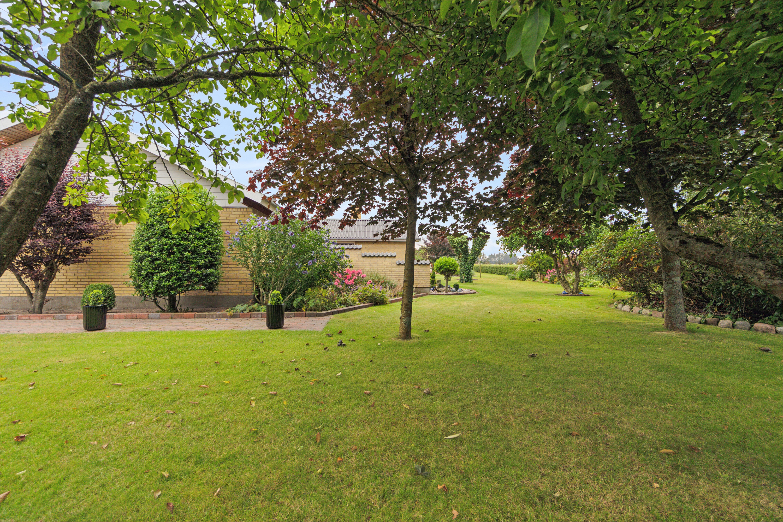 Fremhævet set fra haven billede i fuldskærmstilstand. Billede af Blommevej 6, 7741 Frøstrup