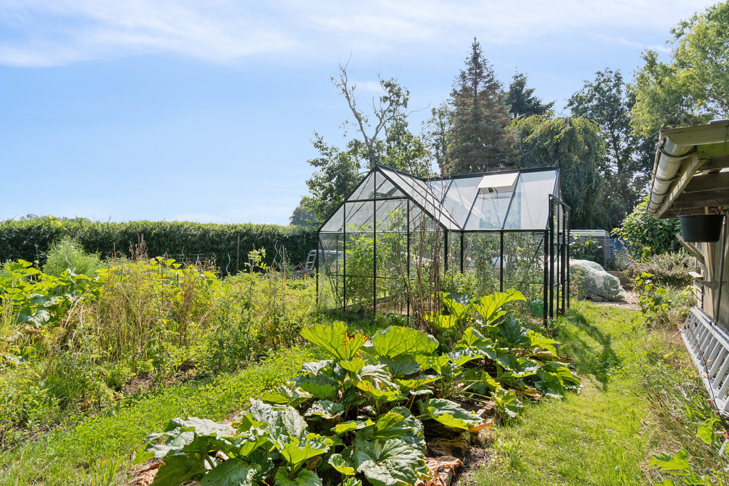 Fremhævet set fra haven billede i fuldskærmstilstand. Billede af Fugleholmvej 4, Hejninge, 4200 Slagelse