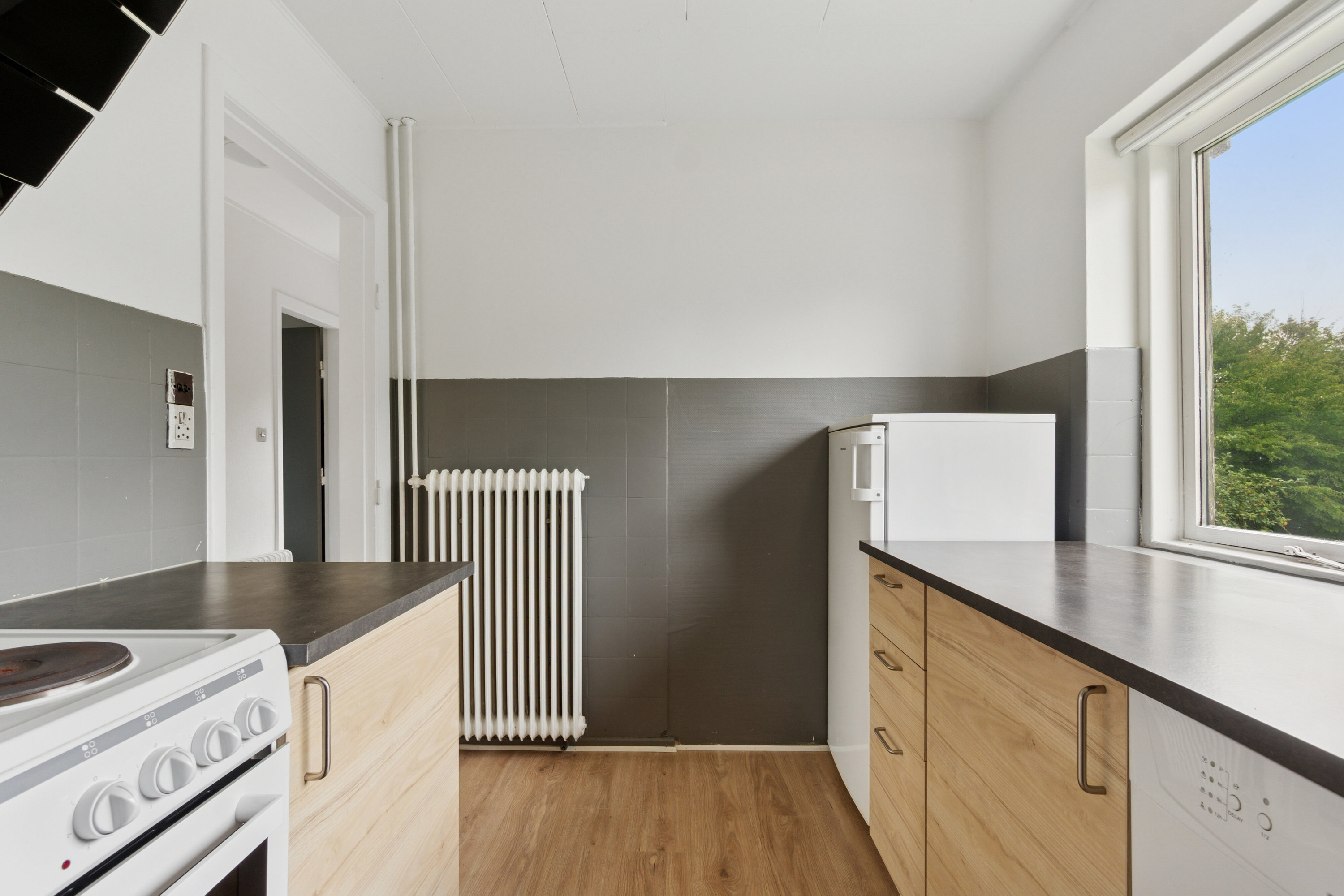 Fremhævet køkken billede i fuldskærmstilstand. Billede af Sønder Alle 37, 7760 Hurup Thy