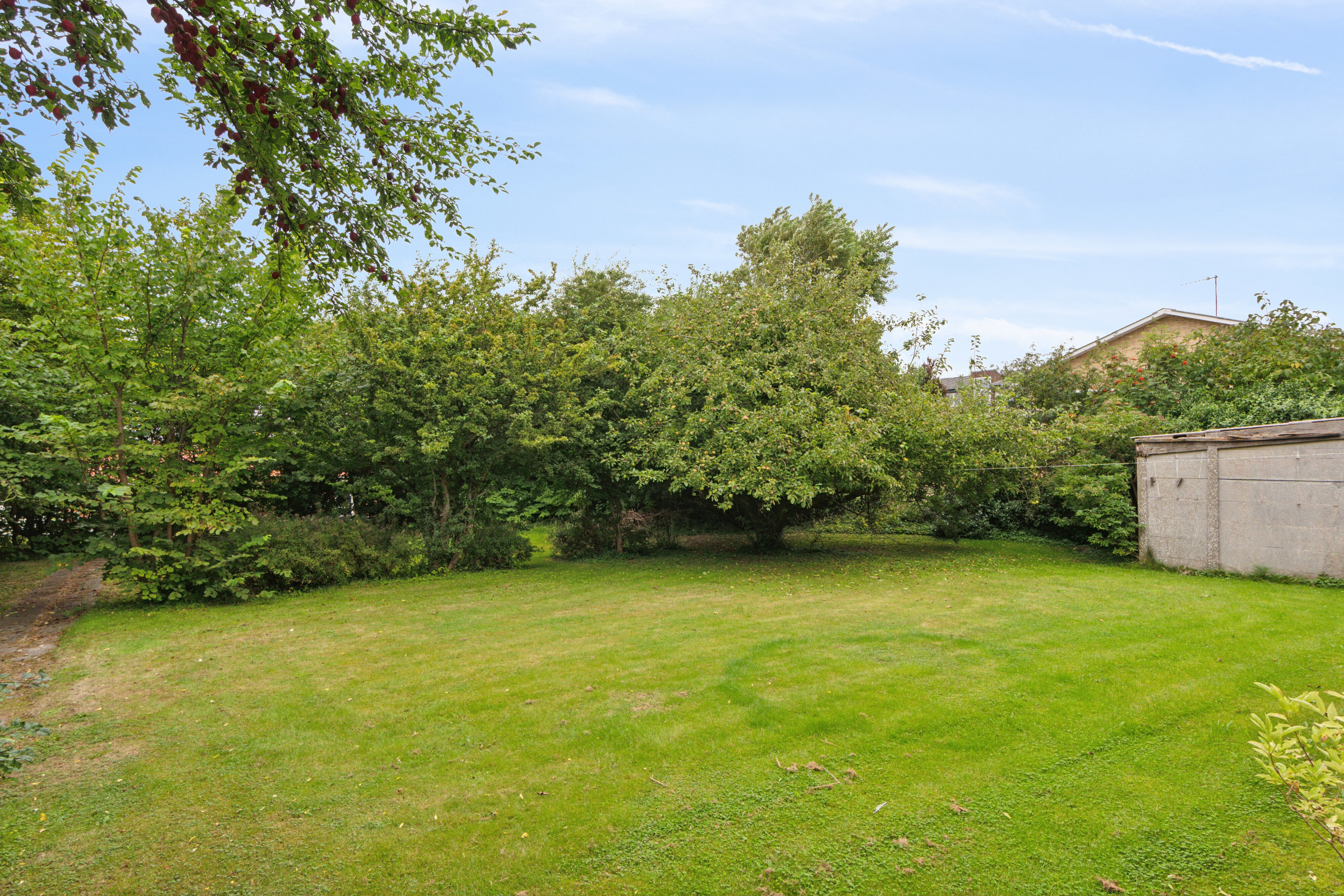 Fremhævet set fra haven billede i fuldskærmstilstand. Billede af Sønder Alle 37, 7760 Hurup Thy