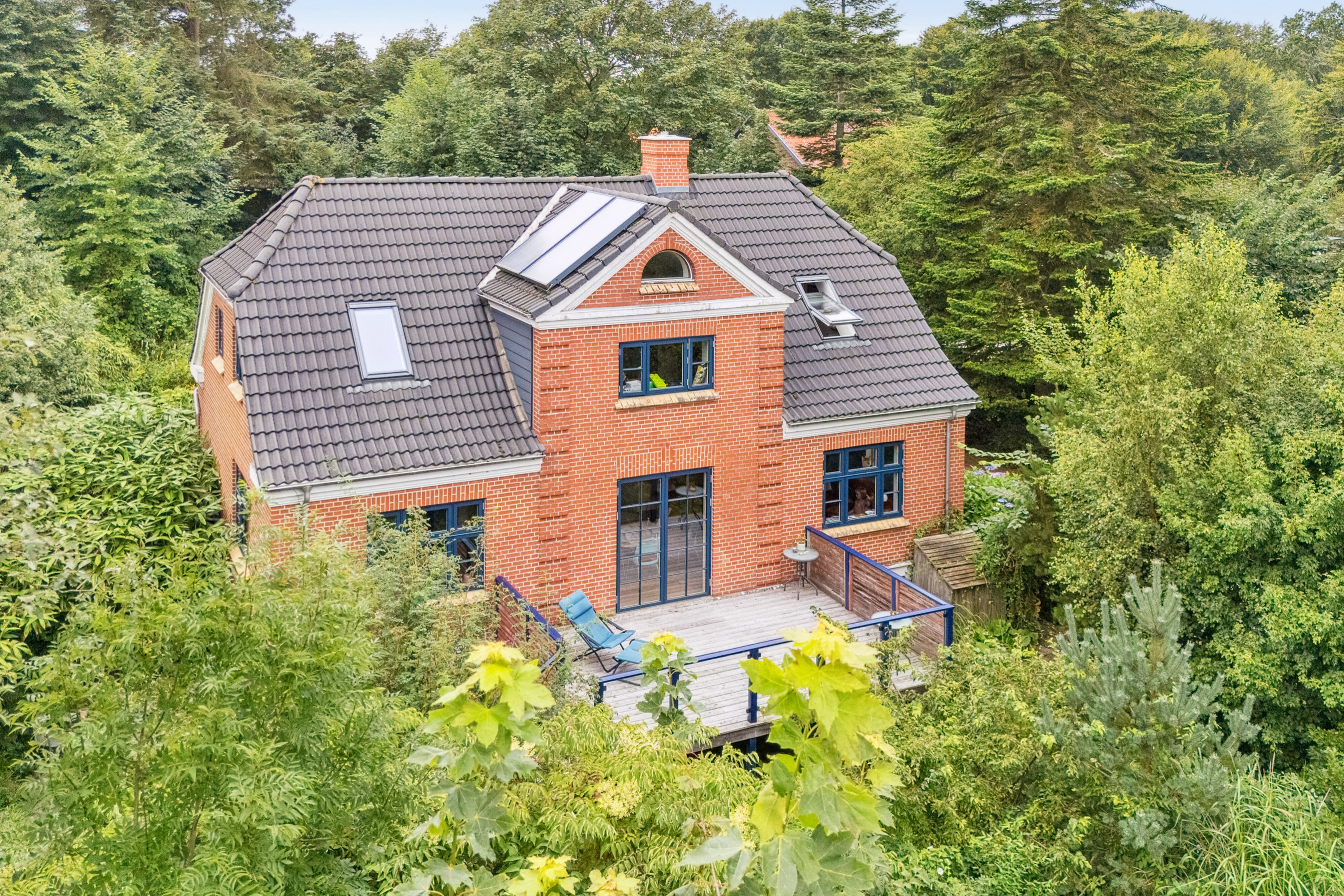 Miniaturebillede 1: set fra haven. Billede af Kløvenhøjvej 6, 7760 Hurup Thy