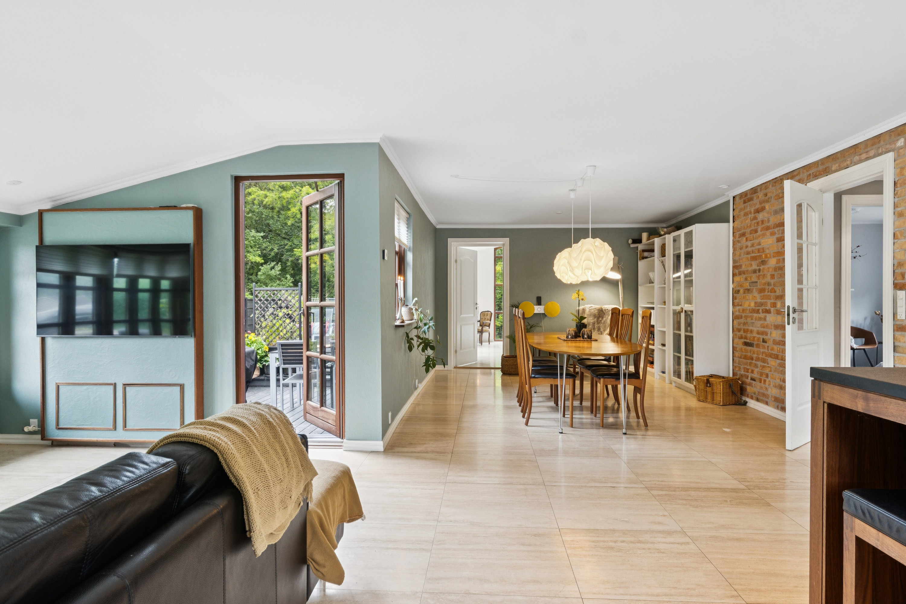 Fremhævet spisestue billede i fuldskærmstilstand. Billede af Elsagervej 40, 9800 Hjørring