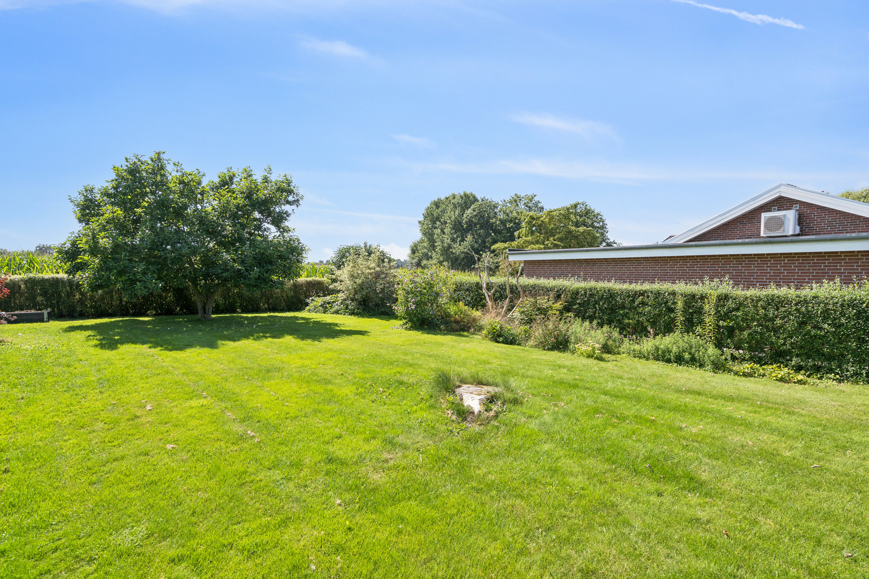 Fremhævet set fra haven billede i fuldskærmstilstand. Billede af Mosevænget 4, Krarup, 5750 Ringe