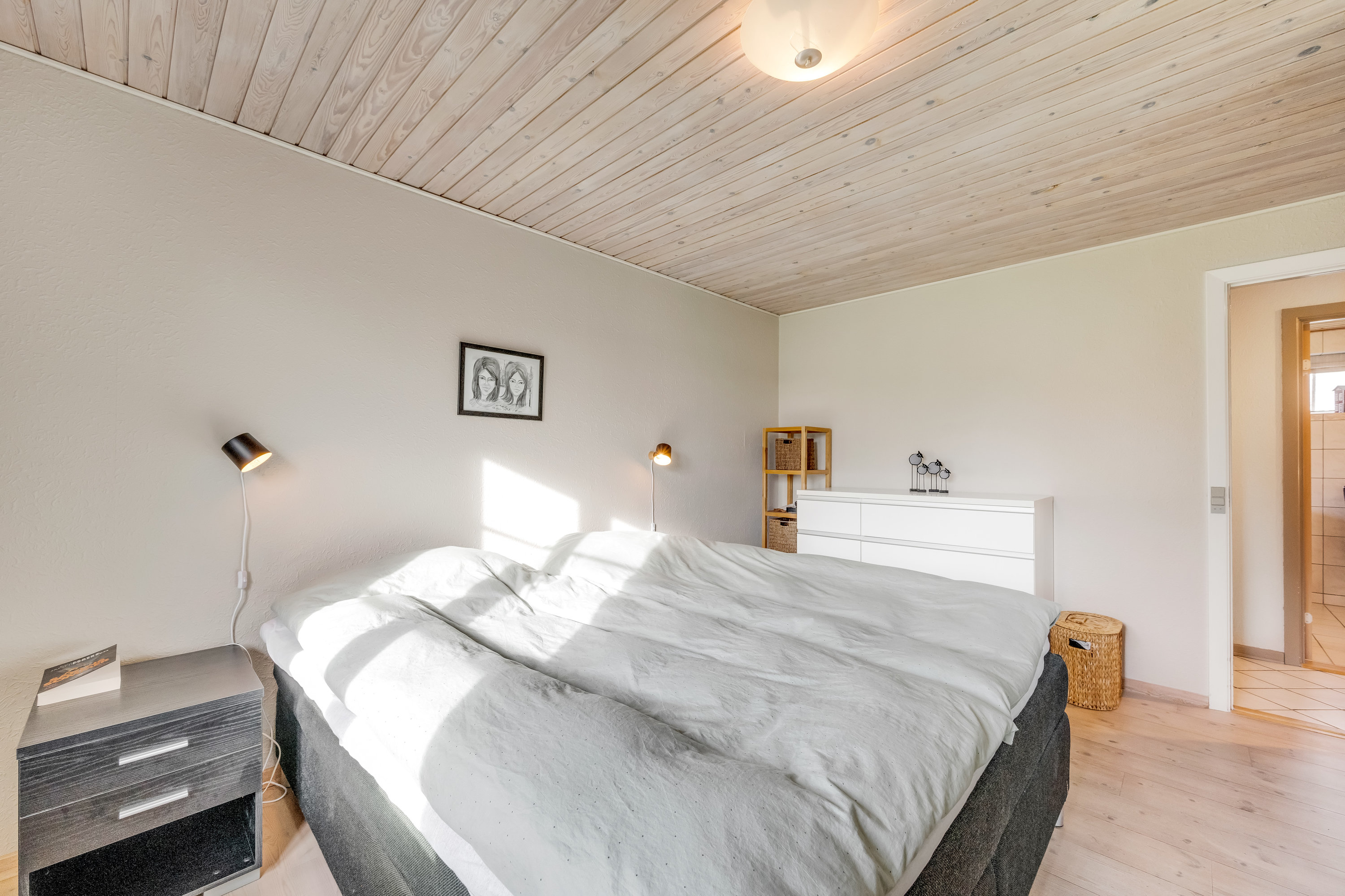 Fremhævet soveværelse billede i fuldskærmstilstand. Billede af Markledet 55, 6950 Ringkøbing