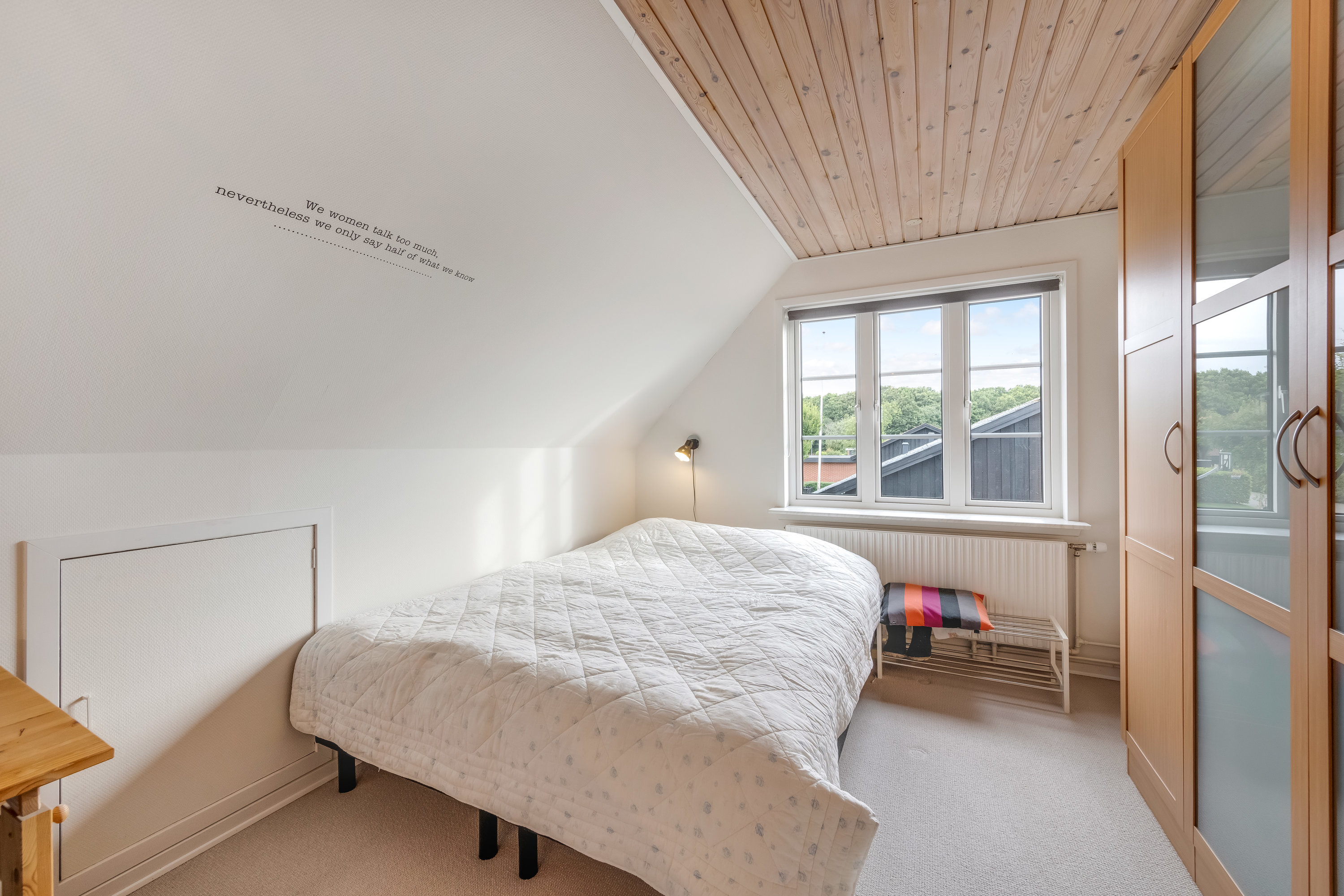 Fremhævet soveværelse billede i fuldskærmstilstand. Billede af Markledet 55, 6950 Ringkøbing