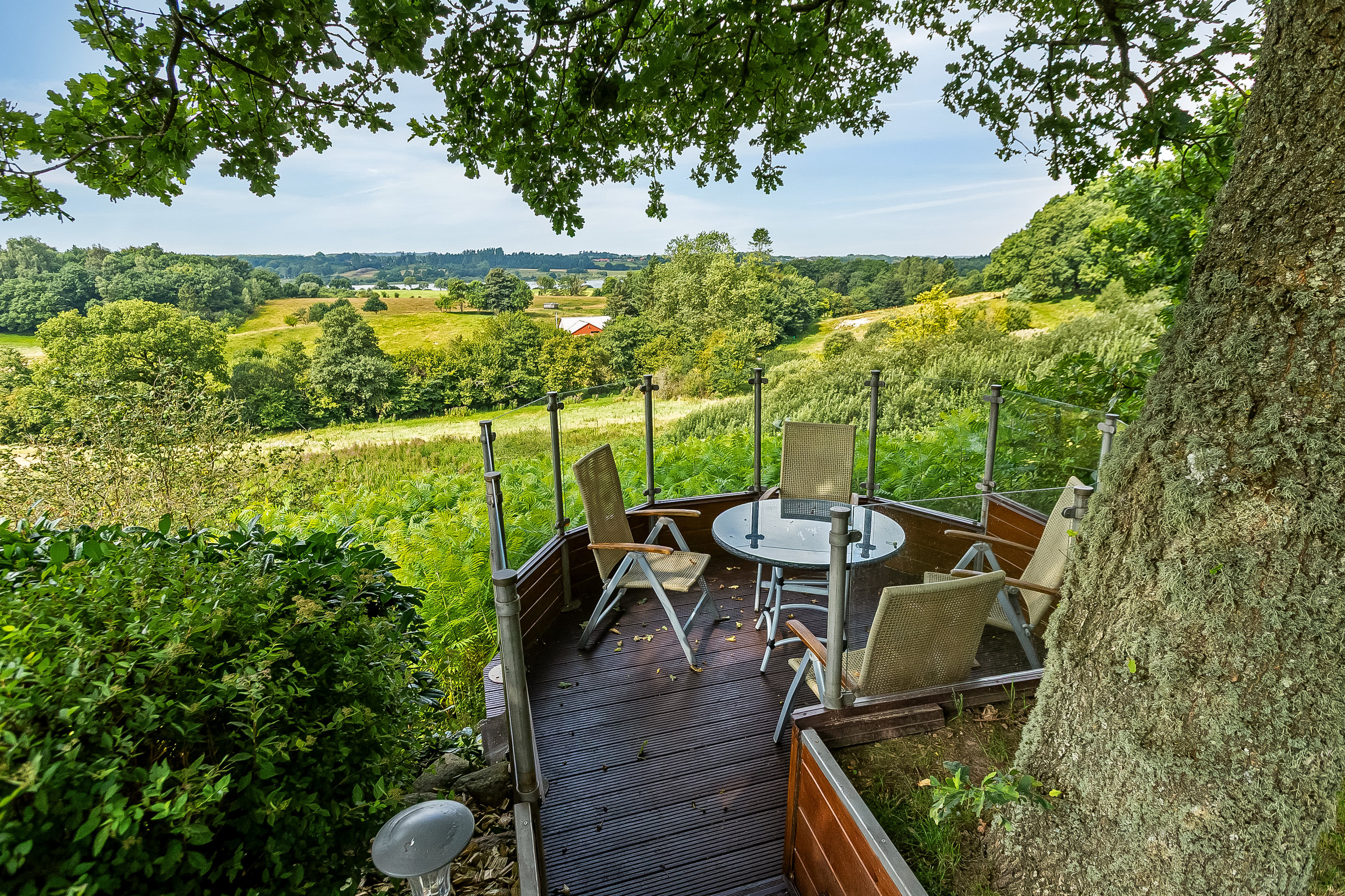 Fremhævet terrasse billede i fuldskærmstilstand. Billede af Prangervej 14, Dons, 6051 Almind