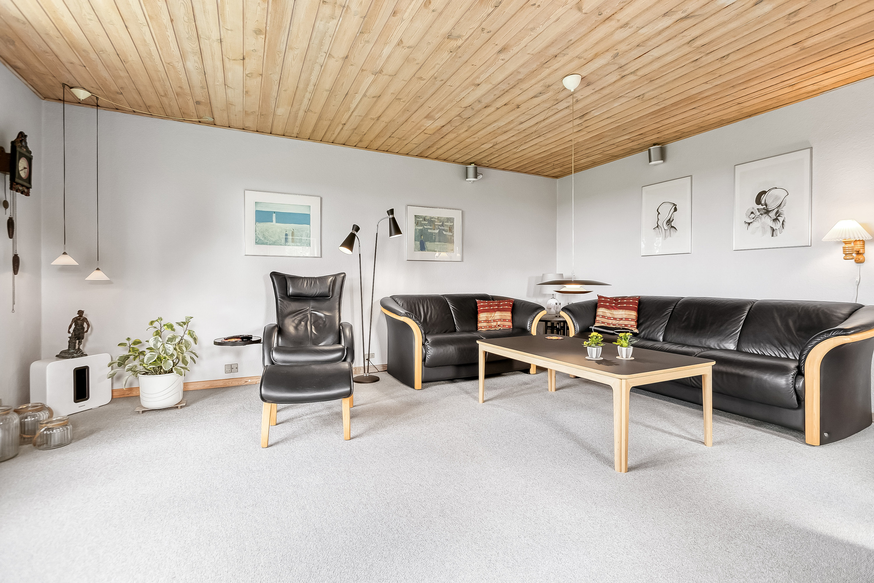 Fremhævet stue billede i fuldskærmstilstand. Billede af Prangervej 14, Dons, 6051 Almind