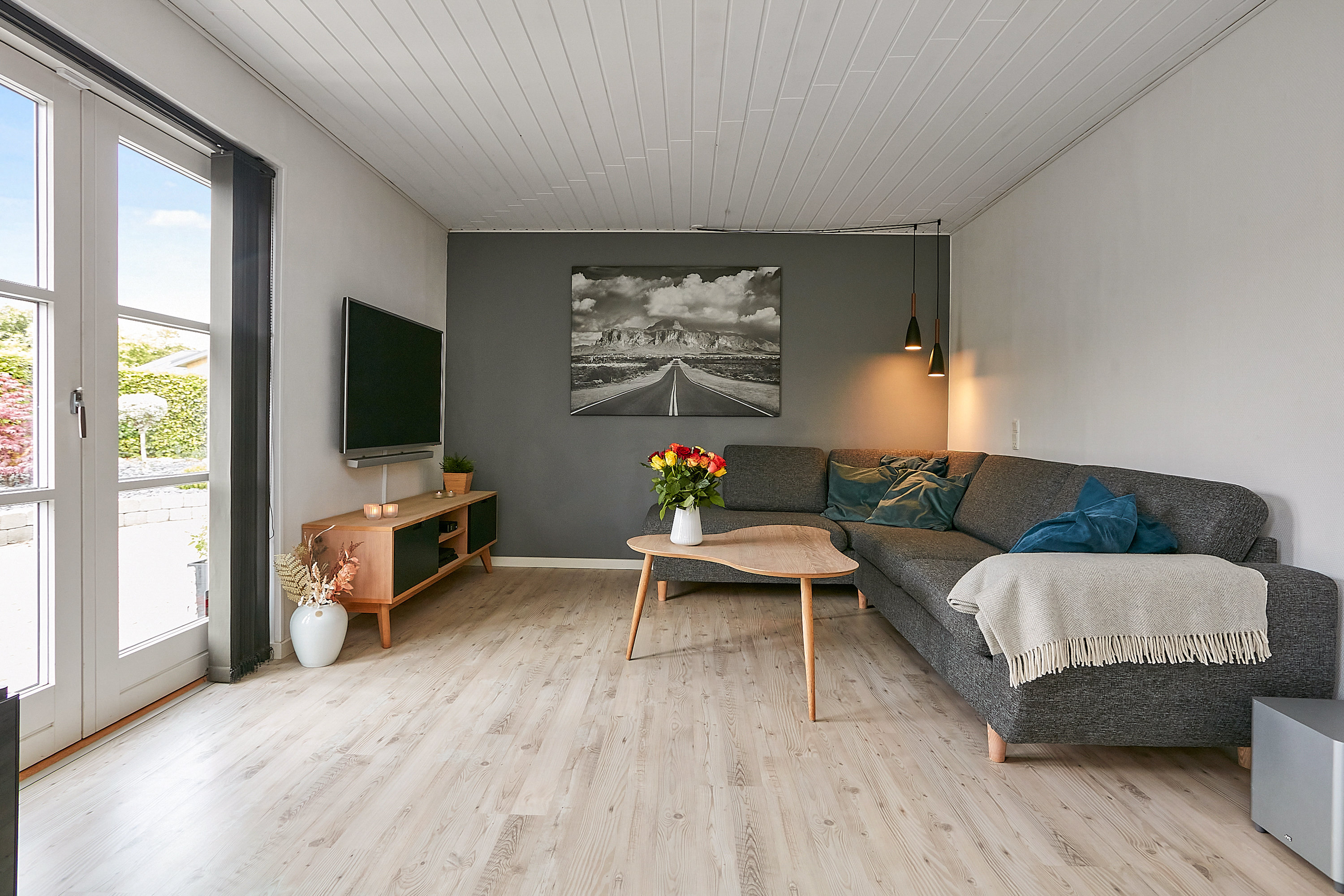 Fremhævet  billede i fuldskærmstilstand. Billede af Kirstinelundsvej 3, Ølsted, 8723 Løsning