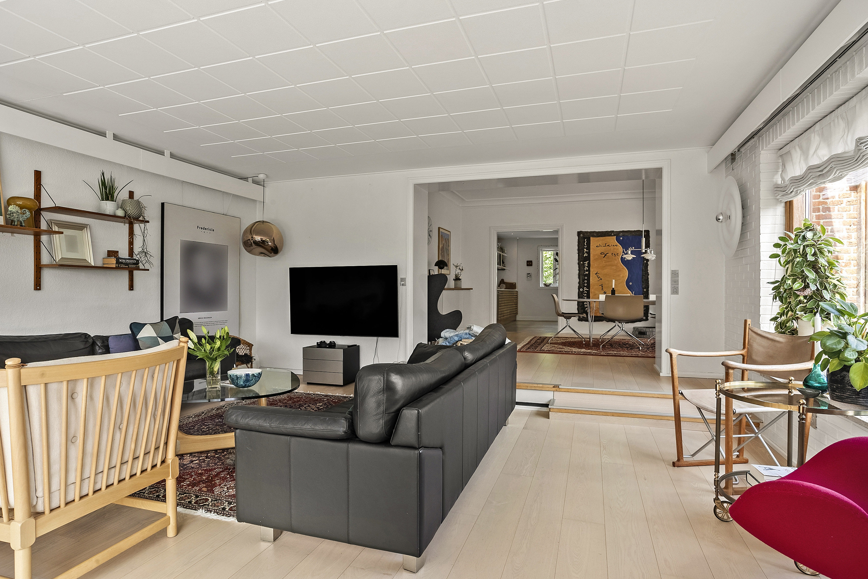 Fremhævet stue billede i fuldskærmstilstand. Billede af Tværgade 17, 6621 Gesten