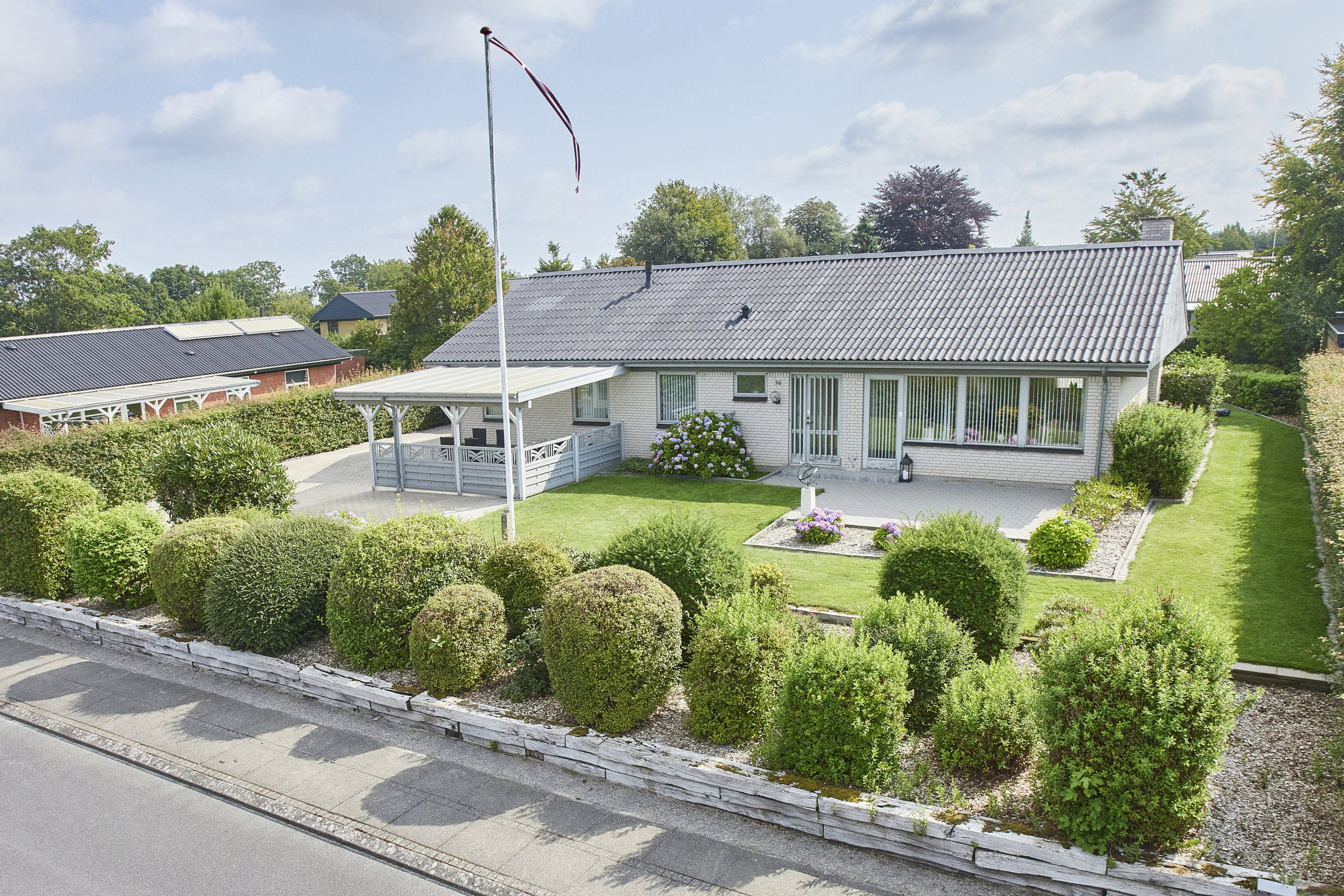 Fremhævet ejendommen billede i fuldskærmstilstand. Billede af Toftevænget 36, 8653 Them