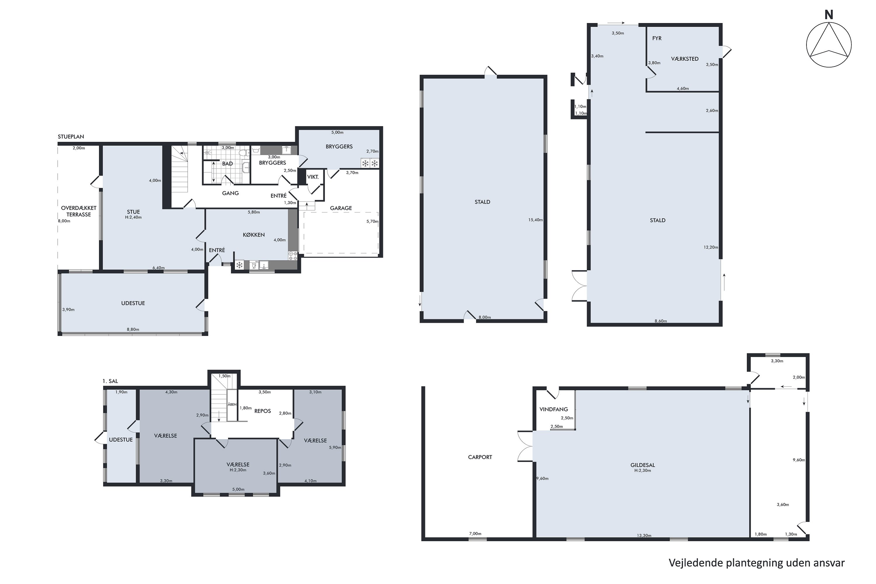 Plantegninger billede af Byrstedhedevej 7, Byrsted, 9240 Nibe
