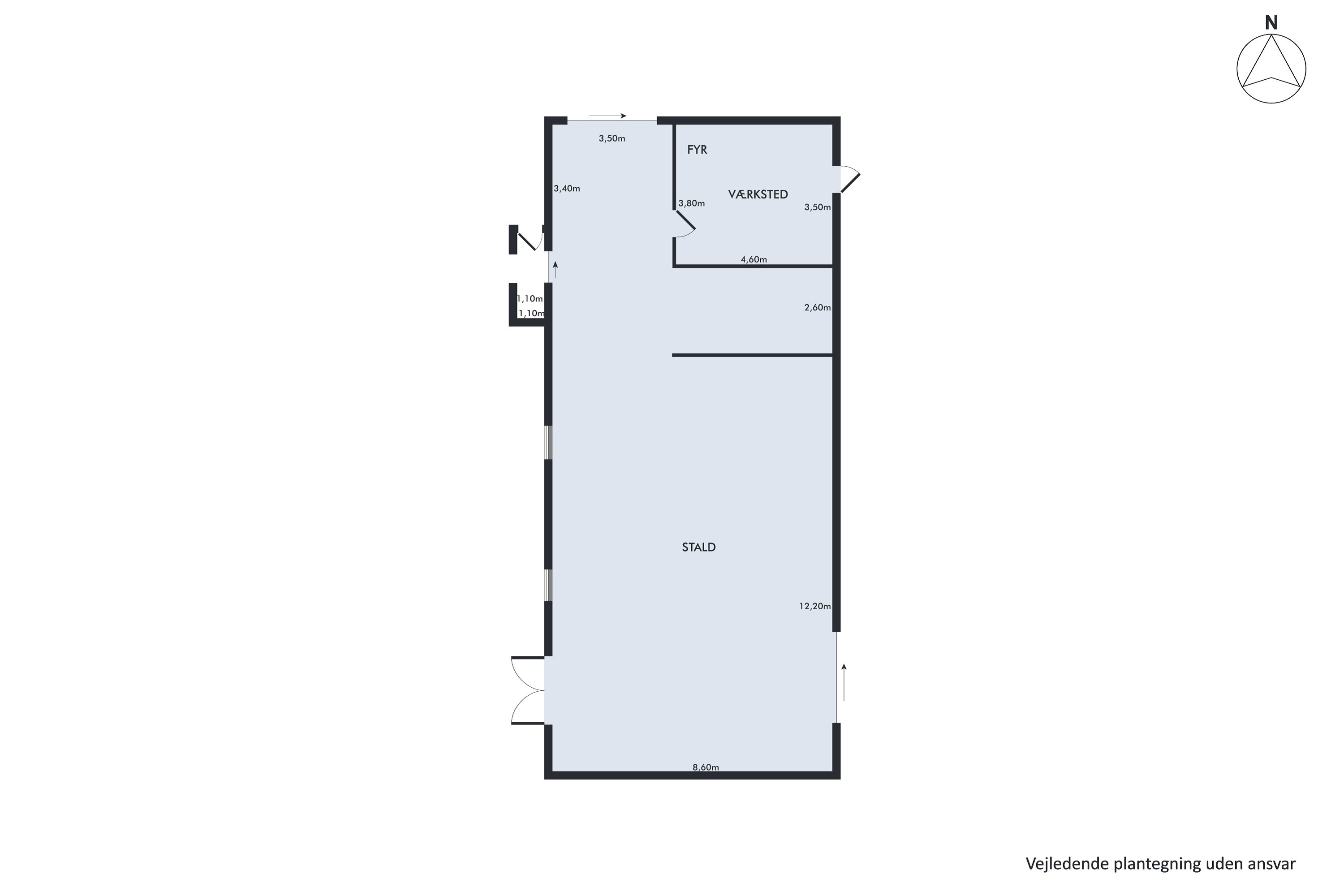 Plantegninger billede af Byrstedhedevej 7, Byrsted, 9240 Nibe