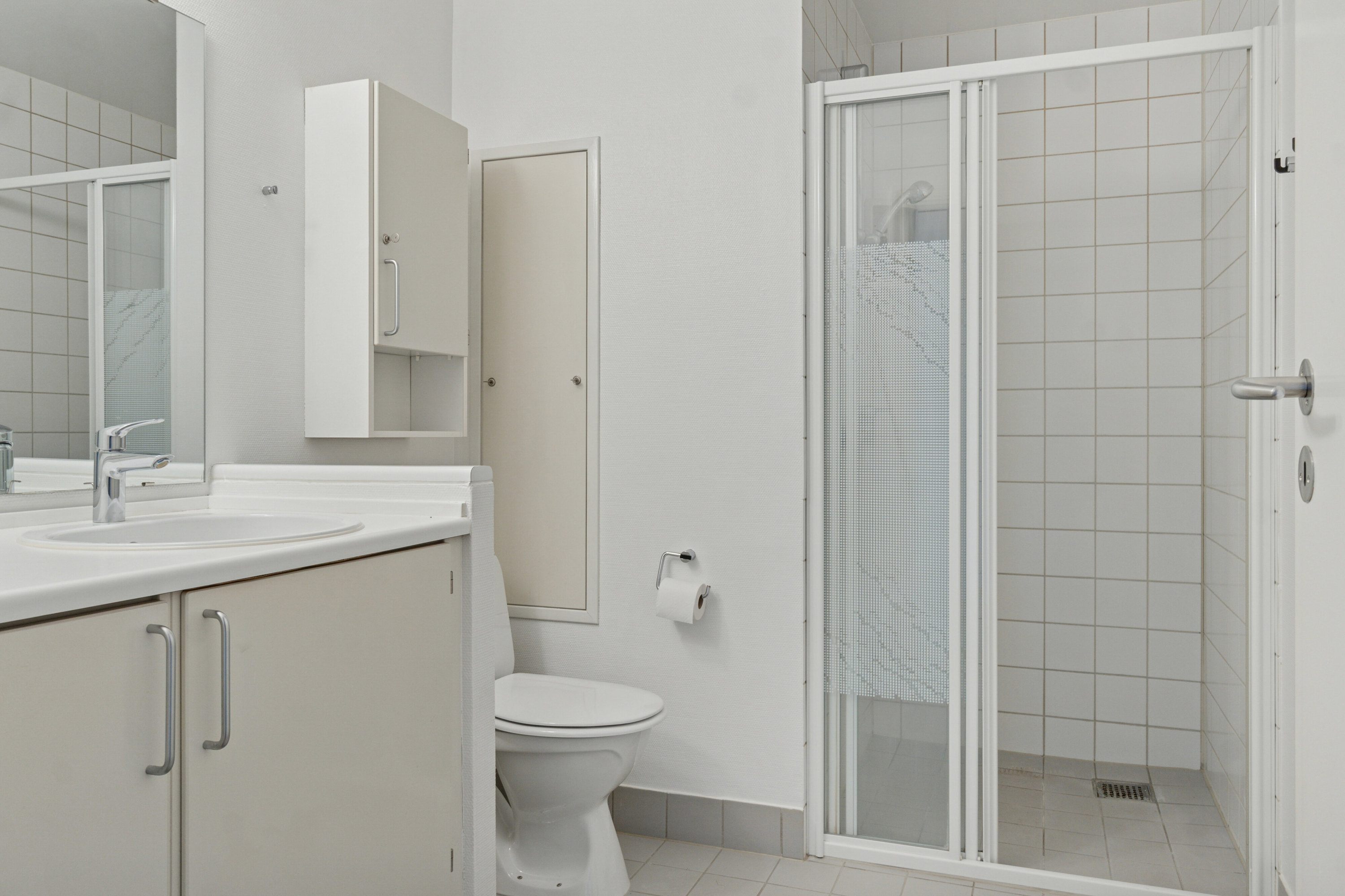 Fremhævet badeværelse billede i fuldskærmstilstand. Billede af Klosterhaven 1, 2. 3., Centrum, 4200 Slagelse