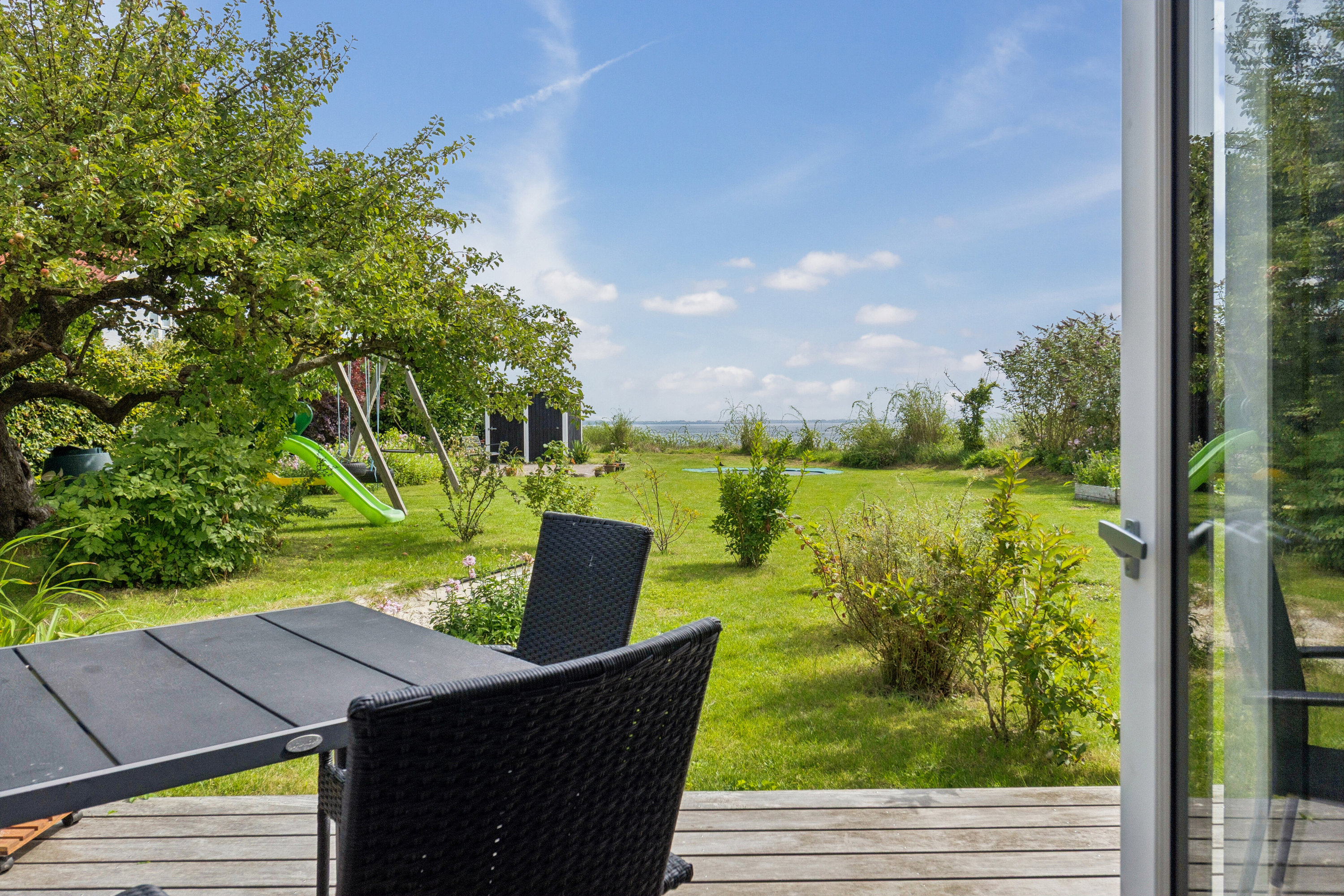 Fremhævet overdækket terrasse billede i fuldskærmstilstand. Billede af Kystvej 27, Lundeborg, 5874 Hesselager