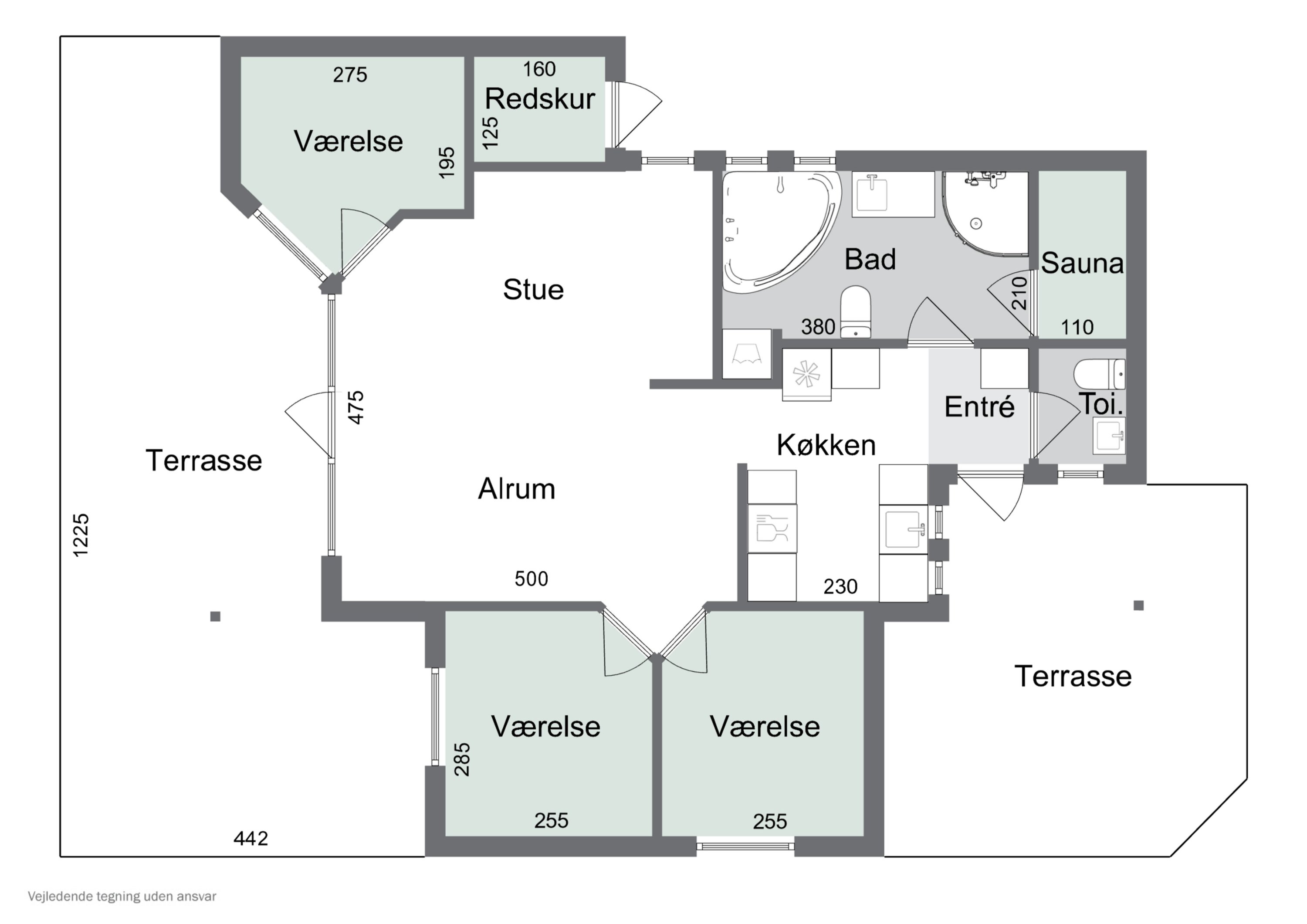 Plantegninger billede af Krinkelkrogen 16, Lild Strand, 7741 Frøstrup