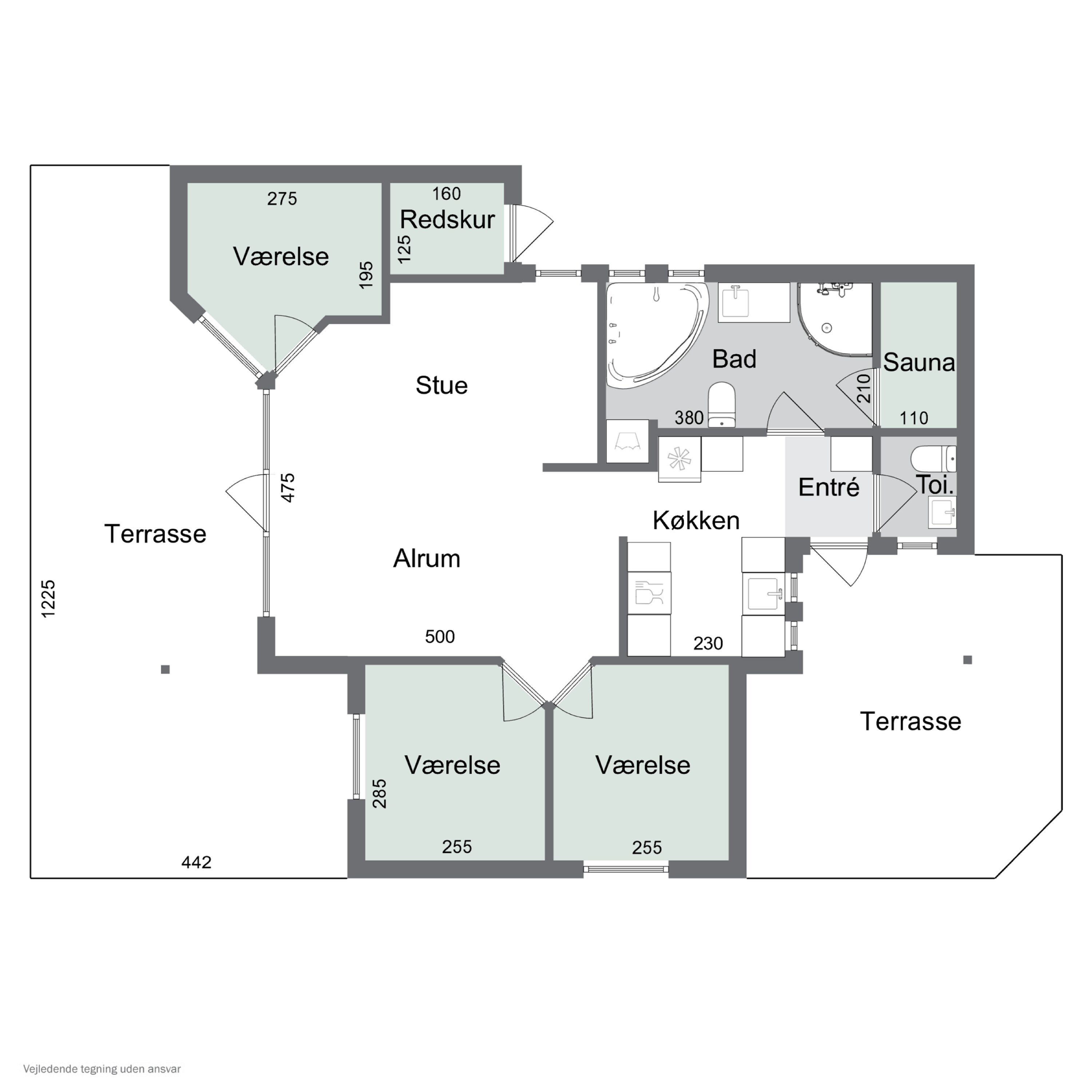 Plantegninger billede af Krinkelkrogen 16, Lild Strand, 7741 Frøstrup
