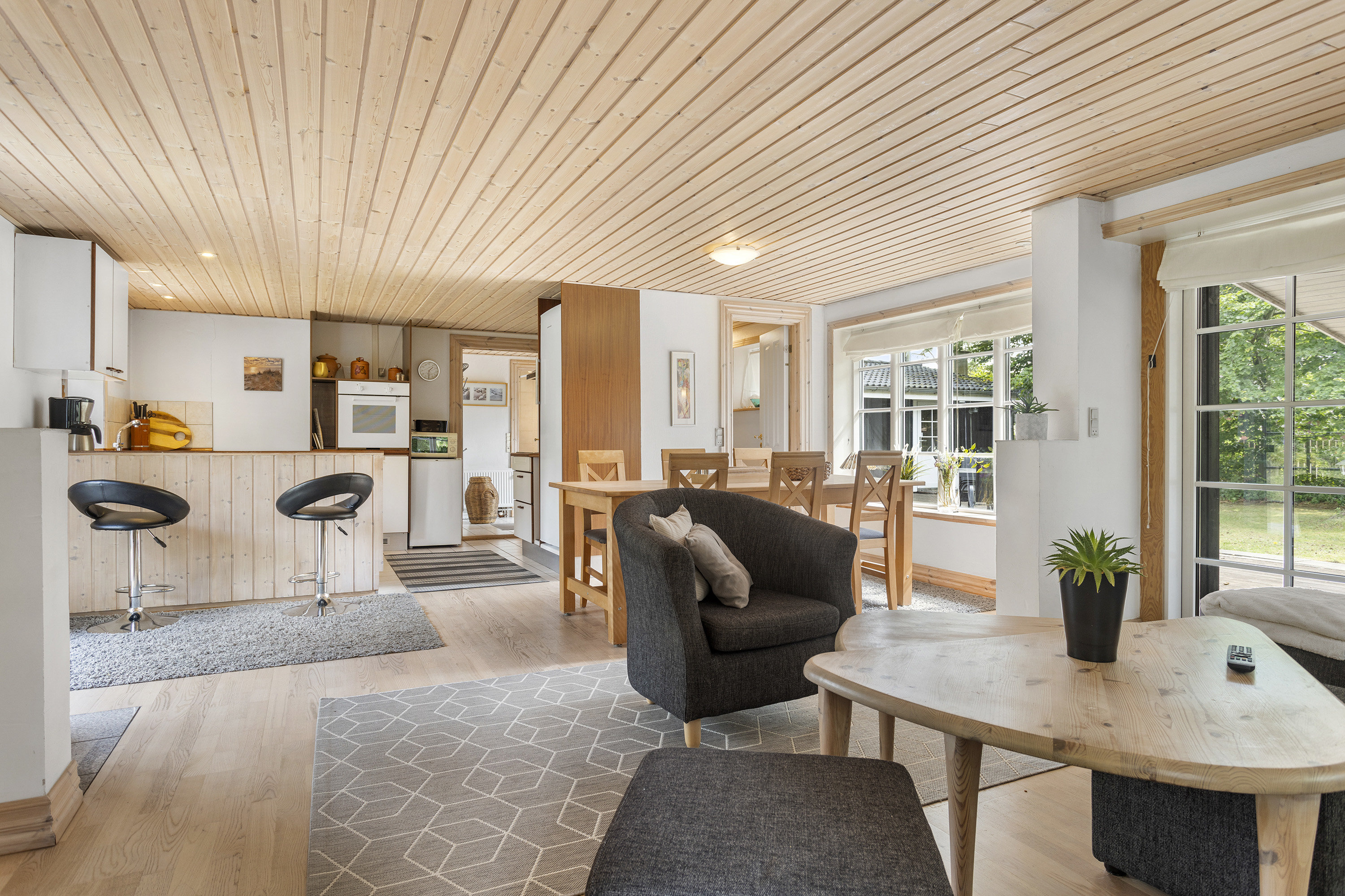 Fremhævet stue billede i fuldskærmstilstand. Billede af Fredvej 10, Lyngså, 9300 Sæby