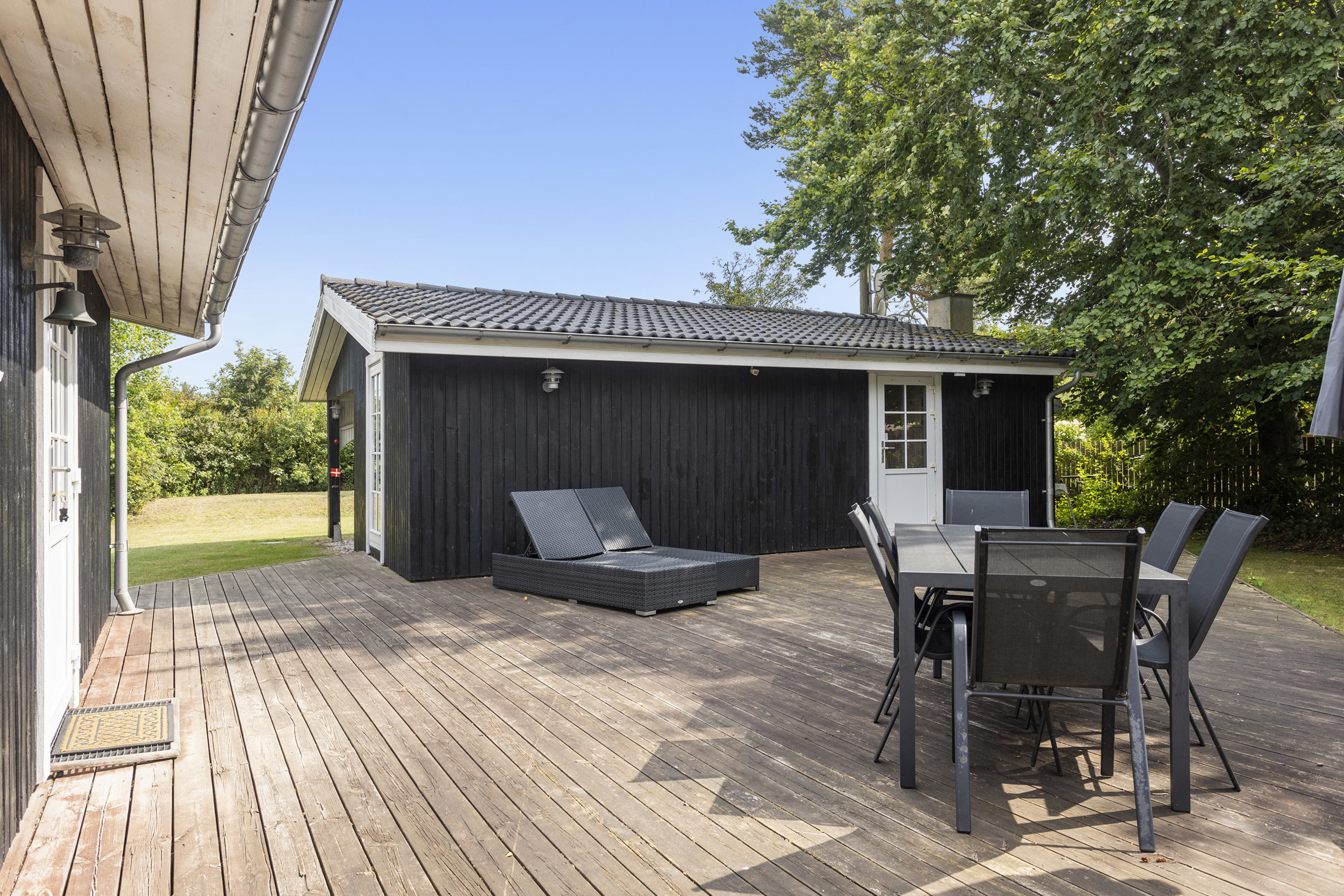 Miniaturebillede 2: terrasse. Billede af Fredvej 10, Lyngså, 9300 Sæby