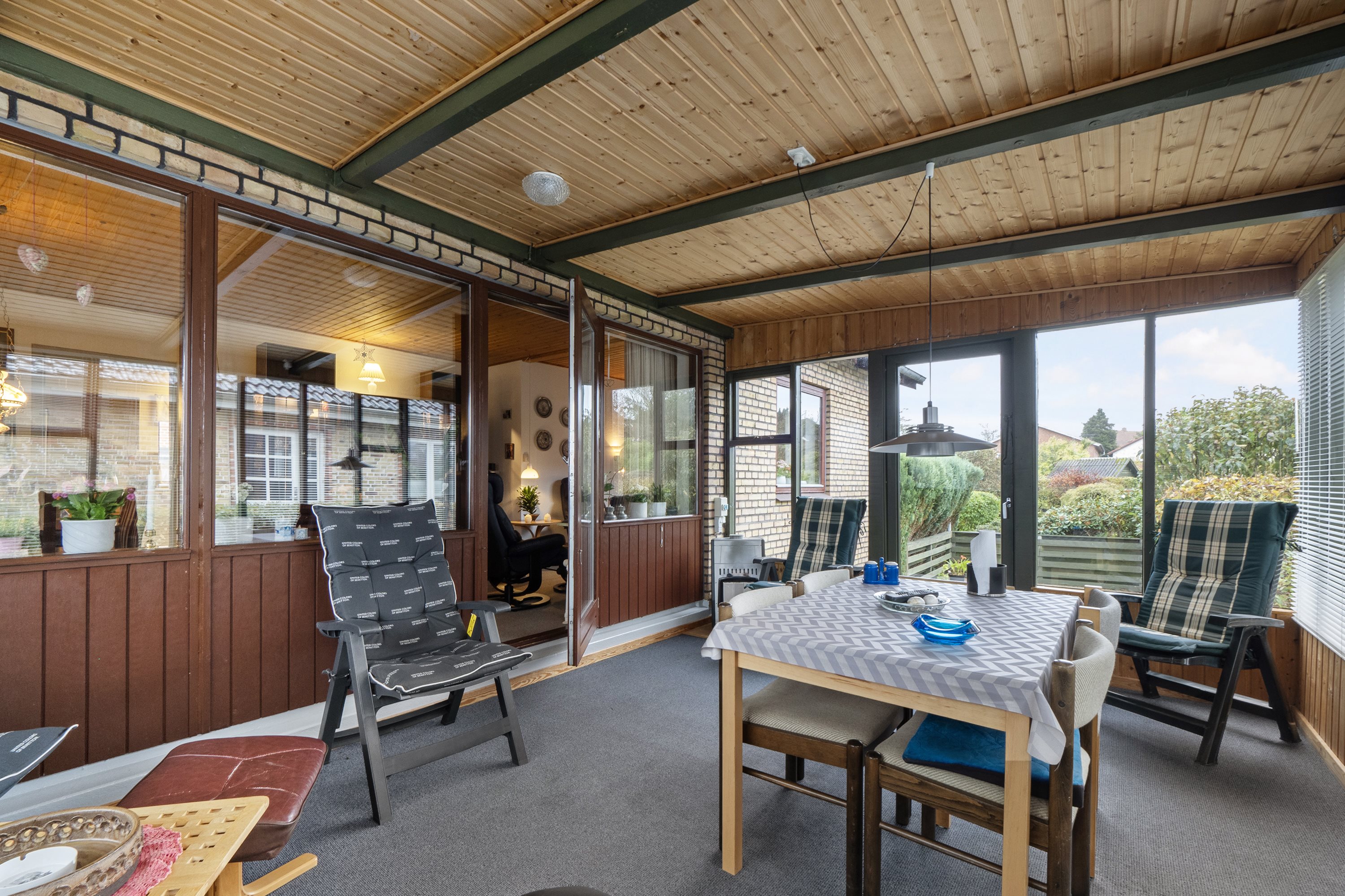 Fremhævet udestue billede i fuldskærmstilstand. Billede af Vestervang 21, 7800 Skive