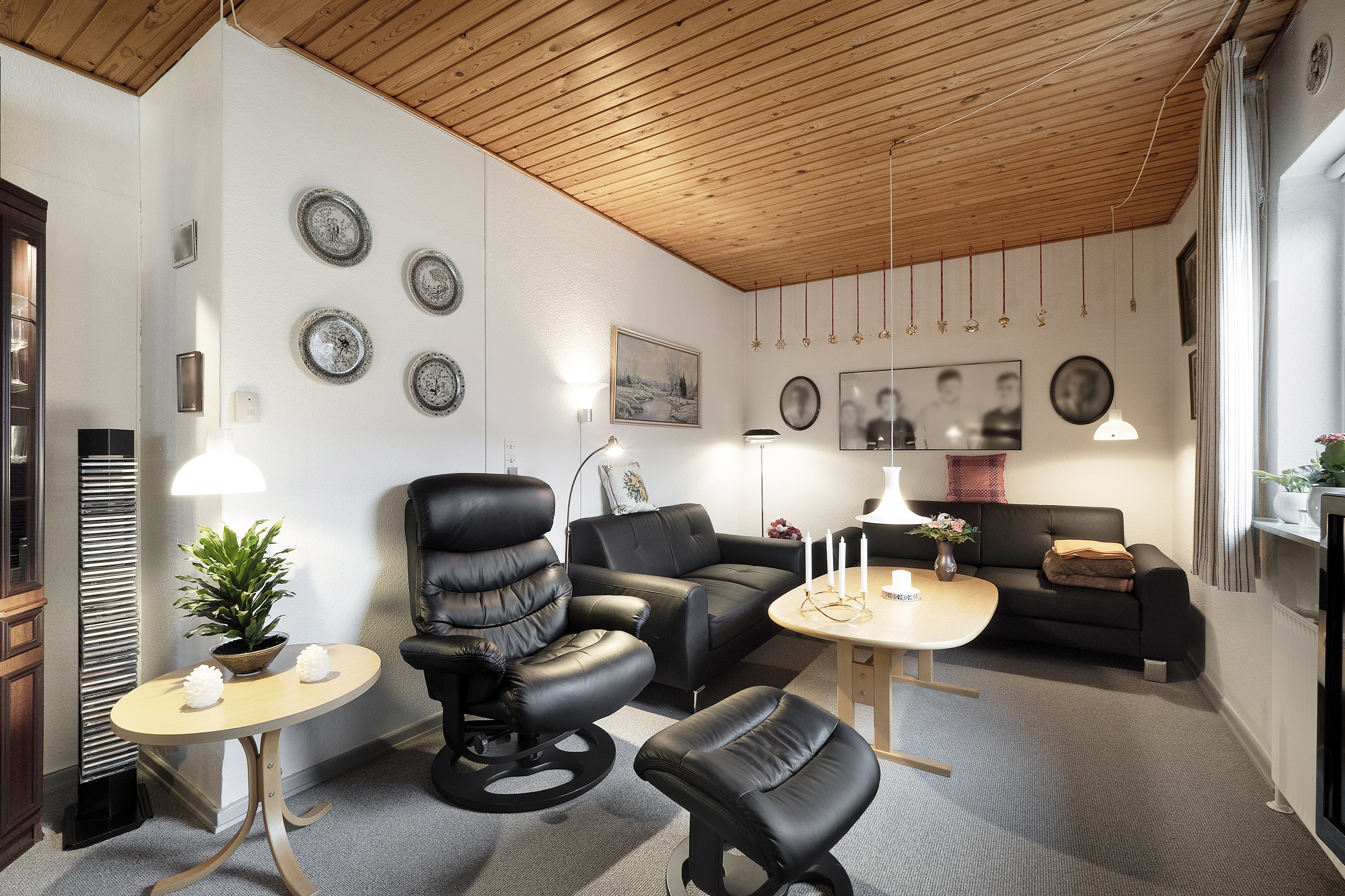 Fremhævet stue billede i fuldskærmstilstand. Billede af Vestervang 21, 7800 Skive