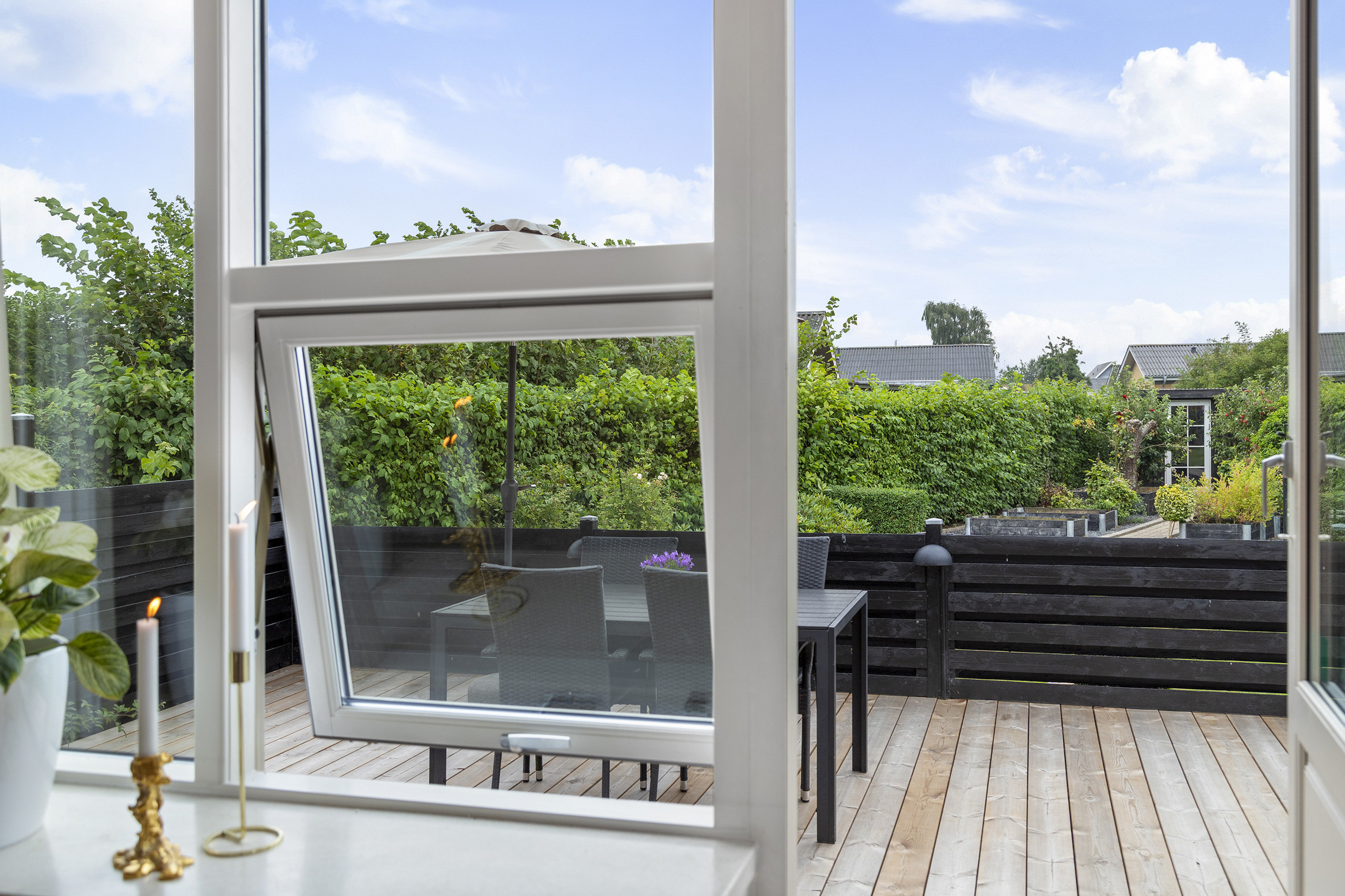 Fremhævet terrasse billede i fuldskærmstilstand. Billede af Jyllandsgade 31, 9700 Brønderslev