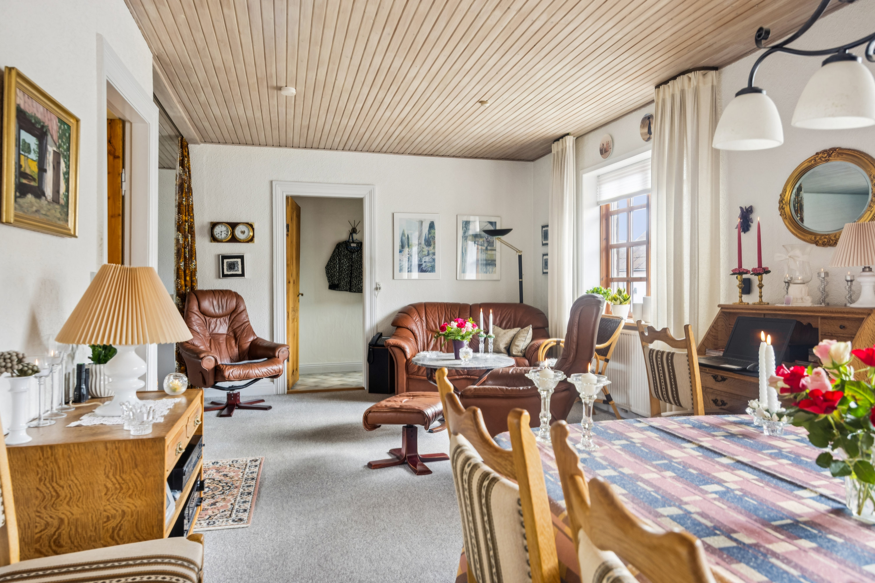 Fremhævet stue billede i fuldskærmstilstand. Billede af Thistedvej 20, Halvrimmen, 9460 Brovst