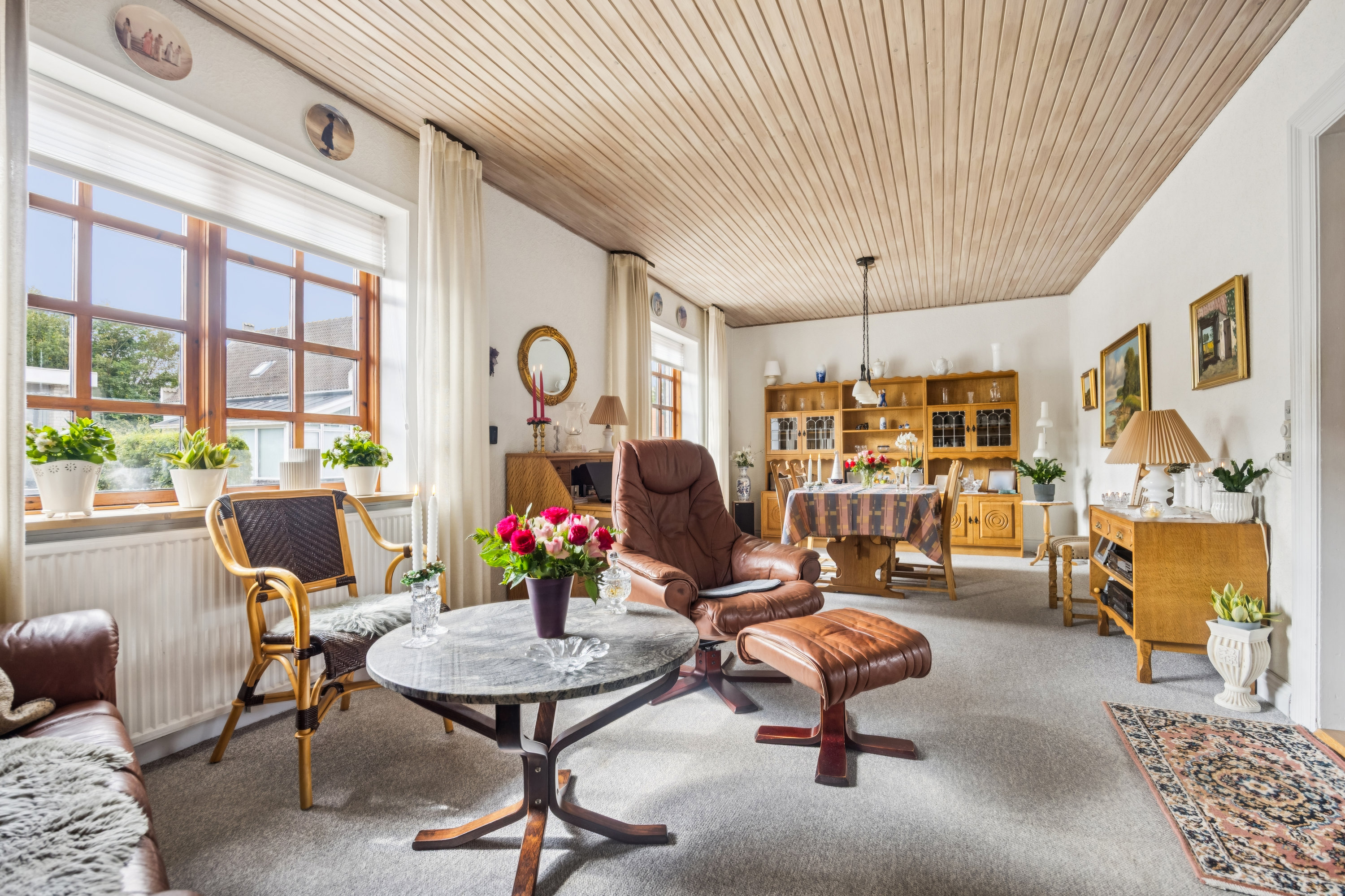 Fremhævet stue billede i fuldskærmstilstand. Billede af Thistedvej 20, Halvrimmen, 9460 Brovst