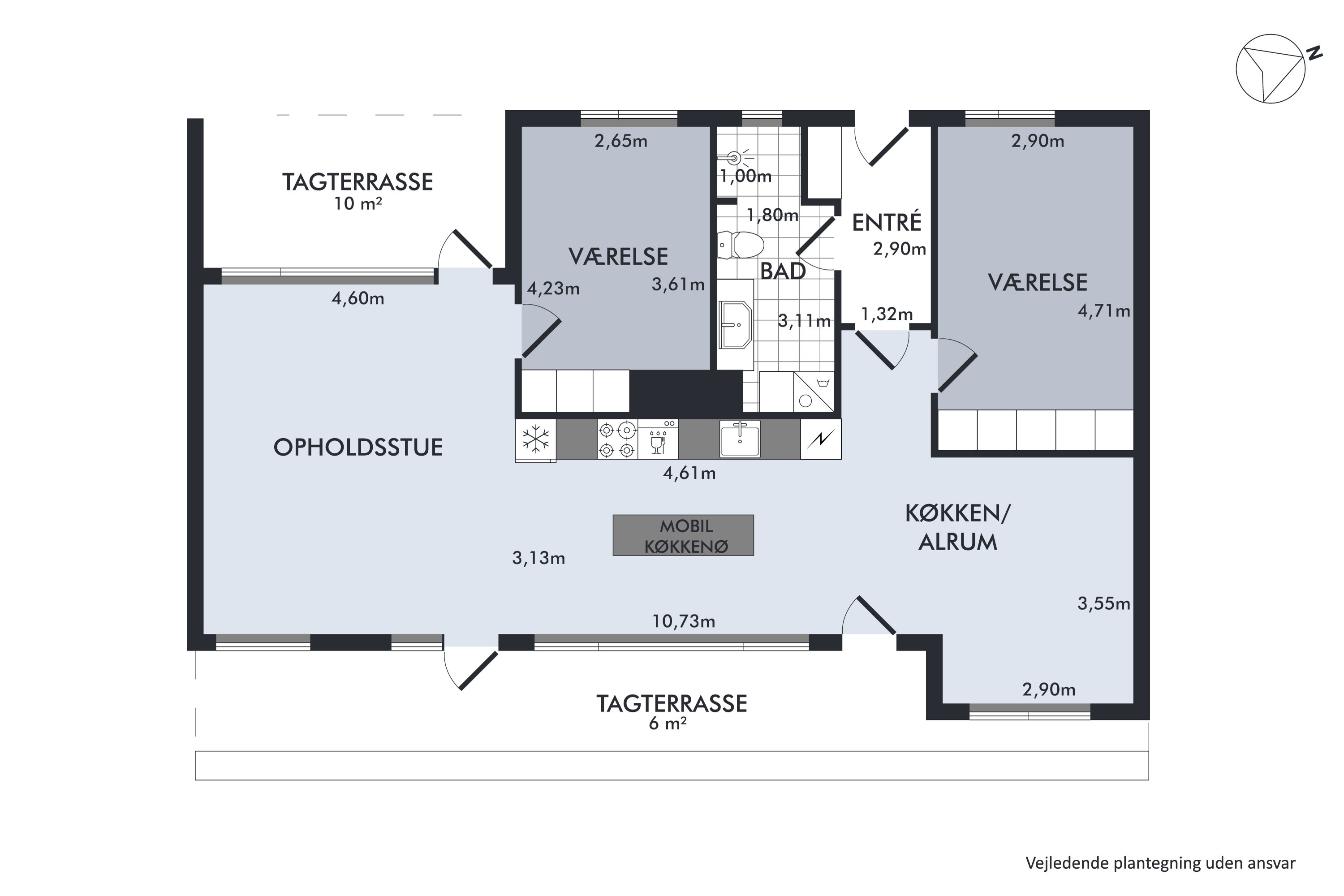 Plantegninger billede af Markedsgade 10, 5. 30., 8900 Randers C